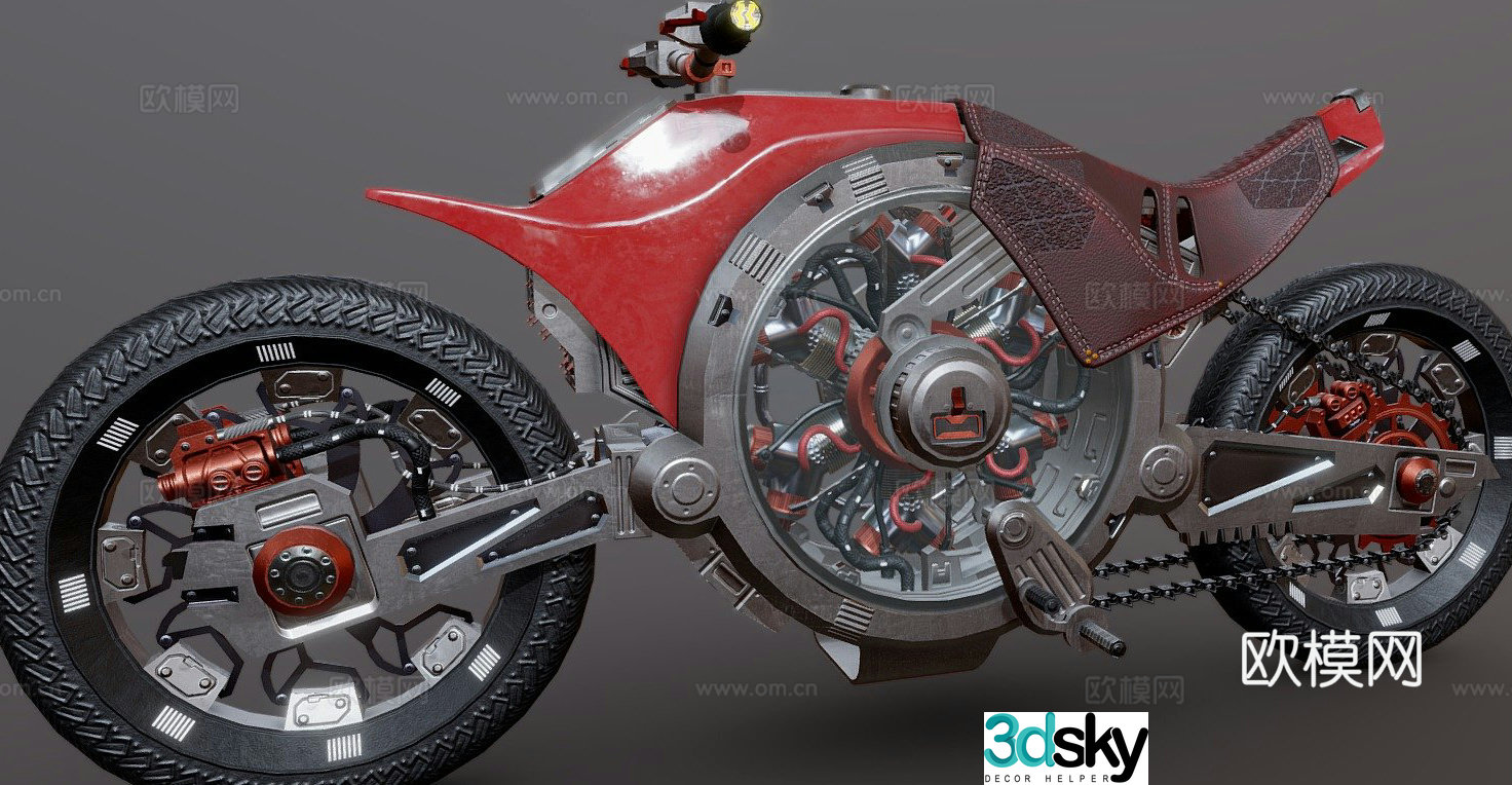 Future motorcycle motorcycle 3d model