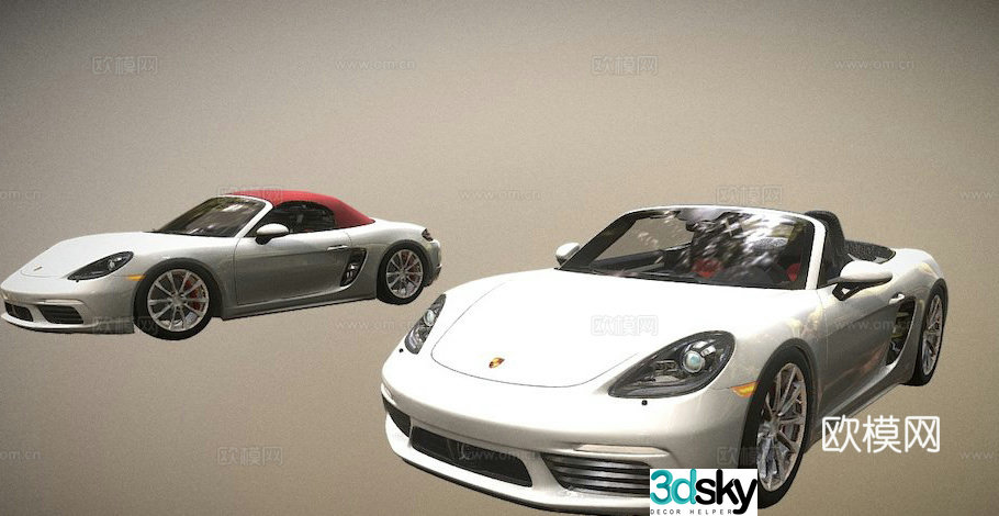 supercar 3d model