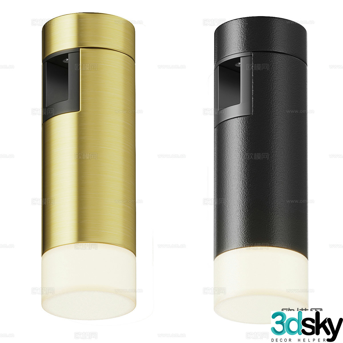 Surface mounted downlight spotlight magnetic light 3D model