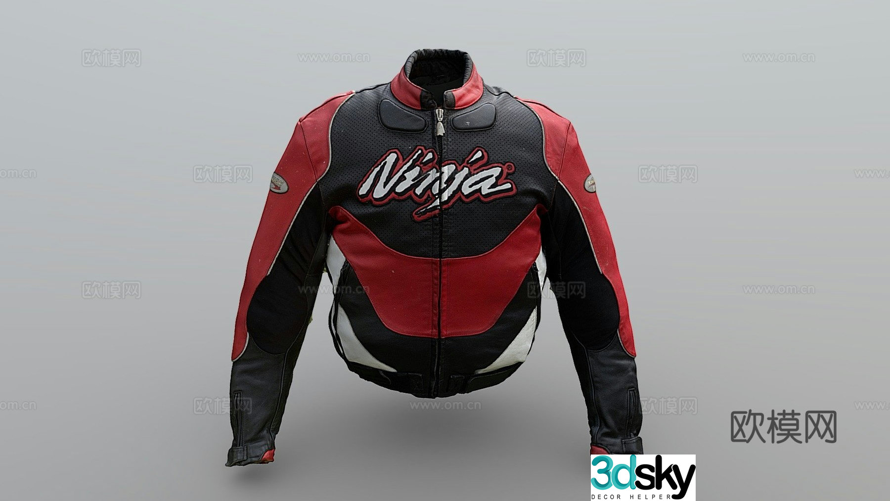 ninja jacket coat apparel 3d model