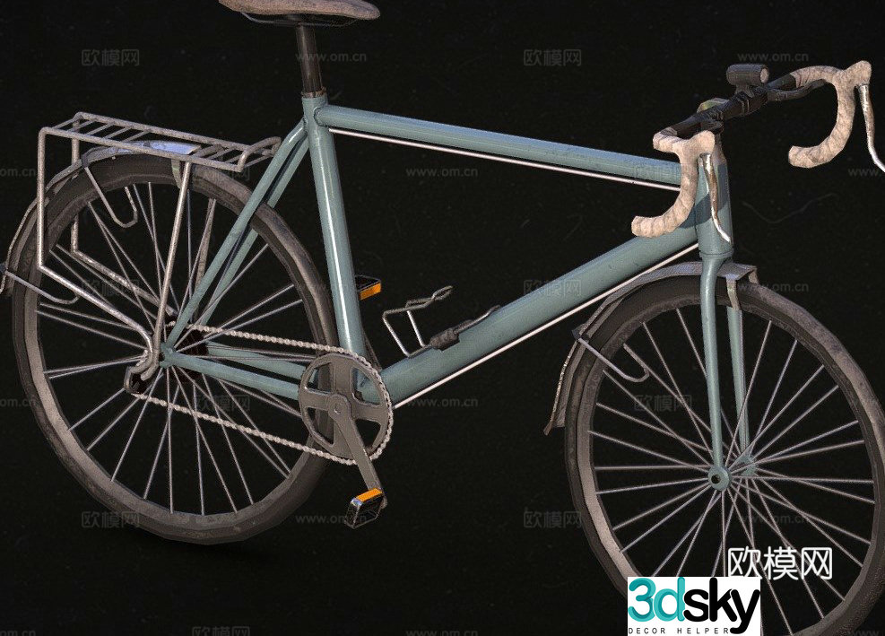 city ​​bike 3d model