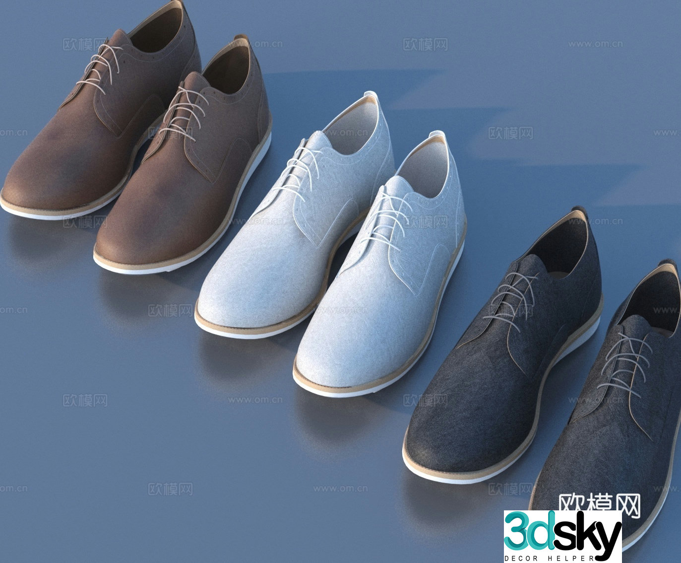 shoes sneakers casual shoes 3d model