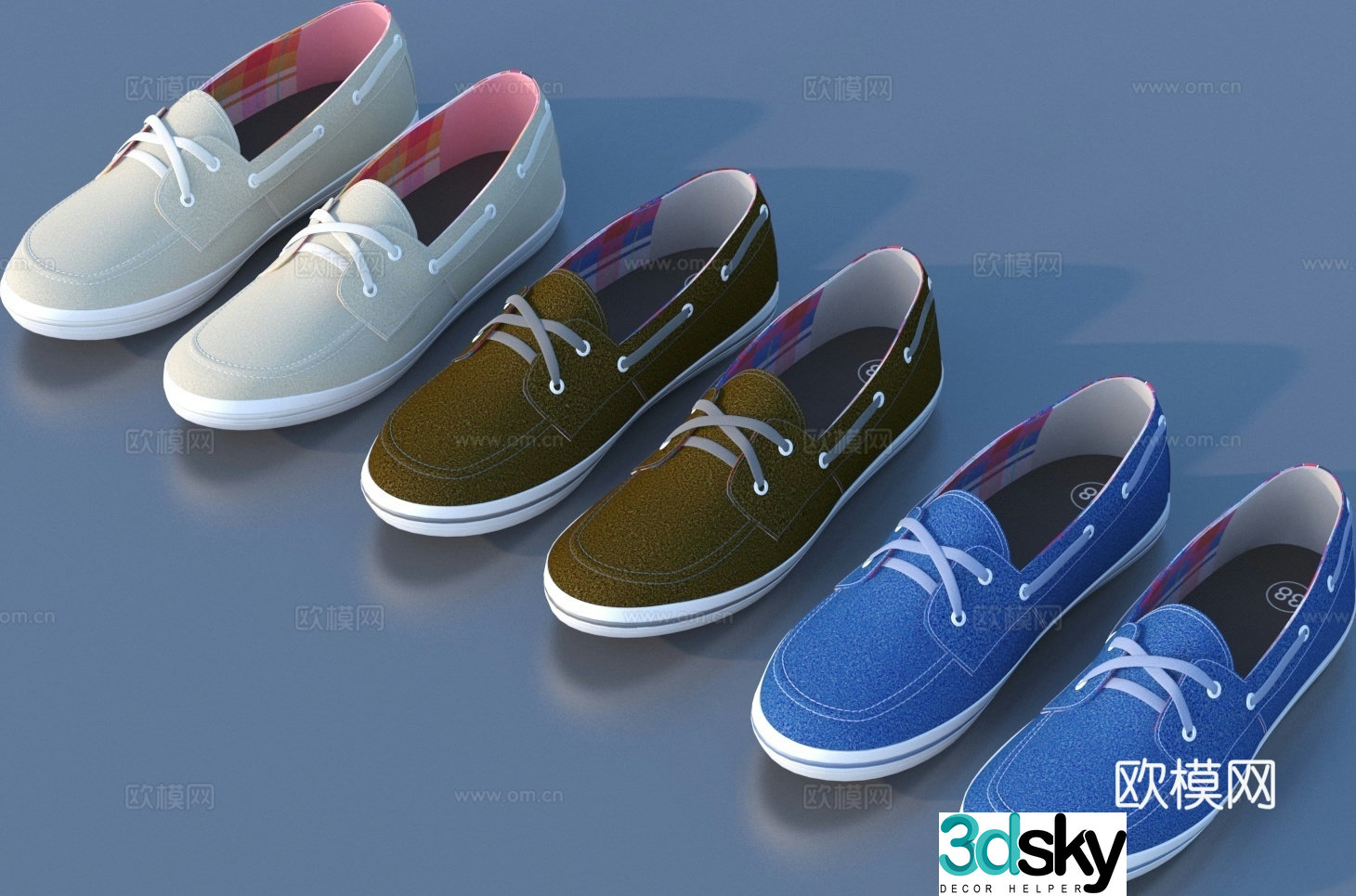 shoes sneakers casual shoes 3d model