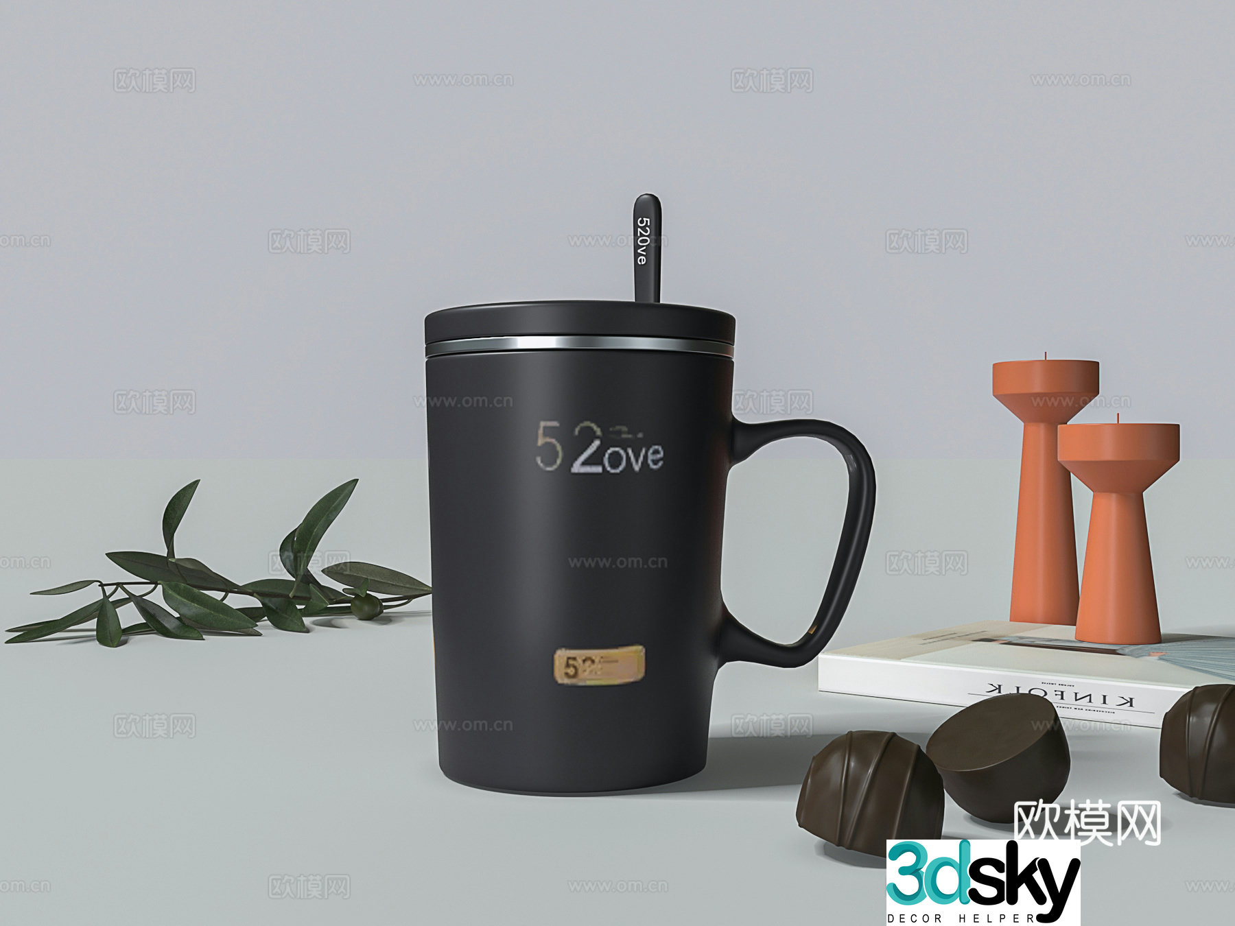 Cup Ceramic Mug Student Cup 3D Model