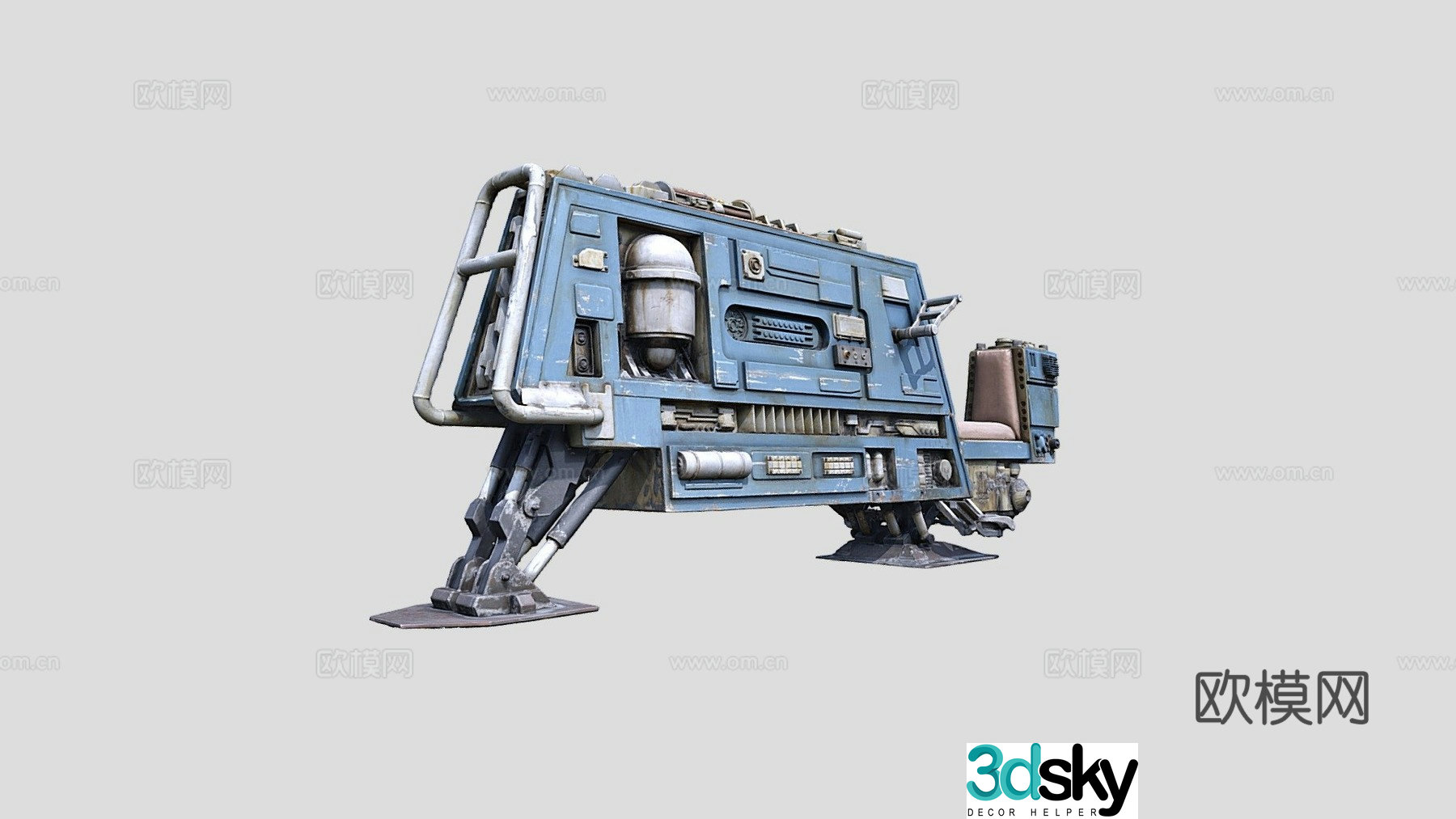 Star Wars Galaxy's Edge Speeder Bike 3d model