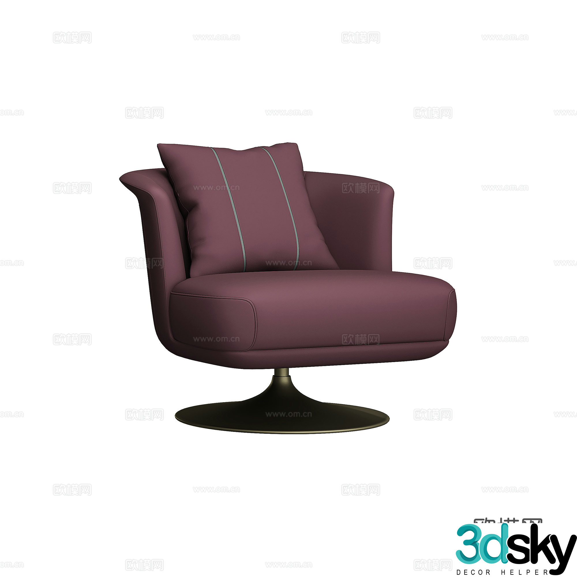 Modern lounge chair 3d model
