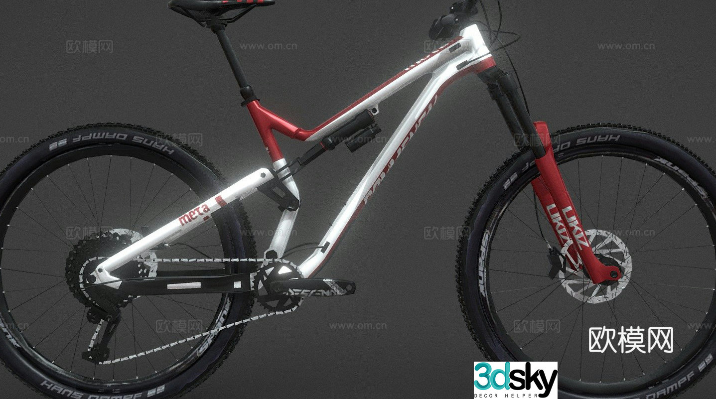 mountain bike 3d model