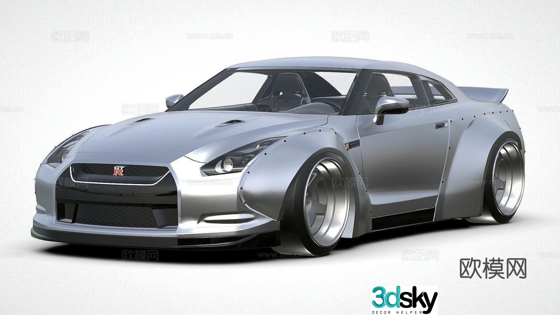 Nissan GT-R car 3d model