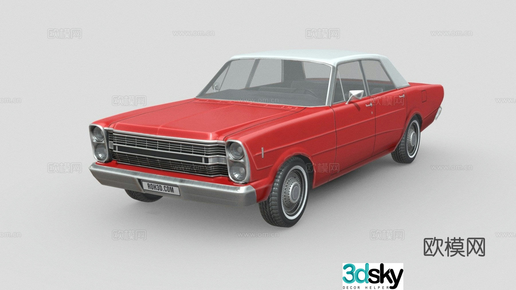 Ford Galaxy Sedan car 3d model