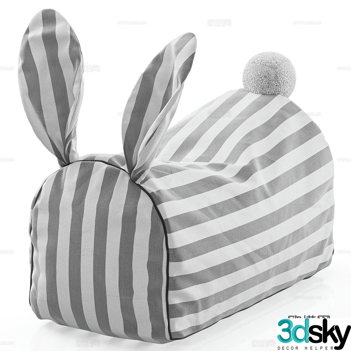 Rabbit sofa leisure sofa 3d model