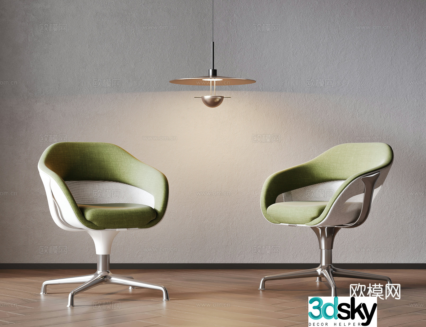 Office chair shift chair staff chair 3d model