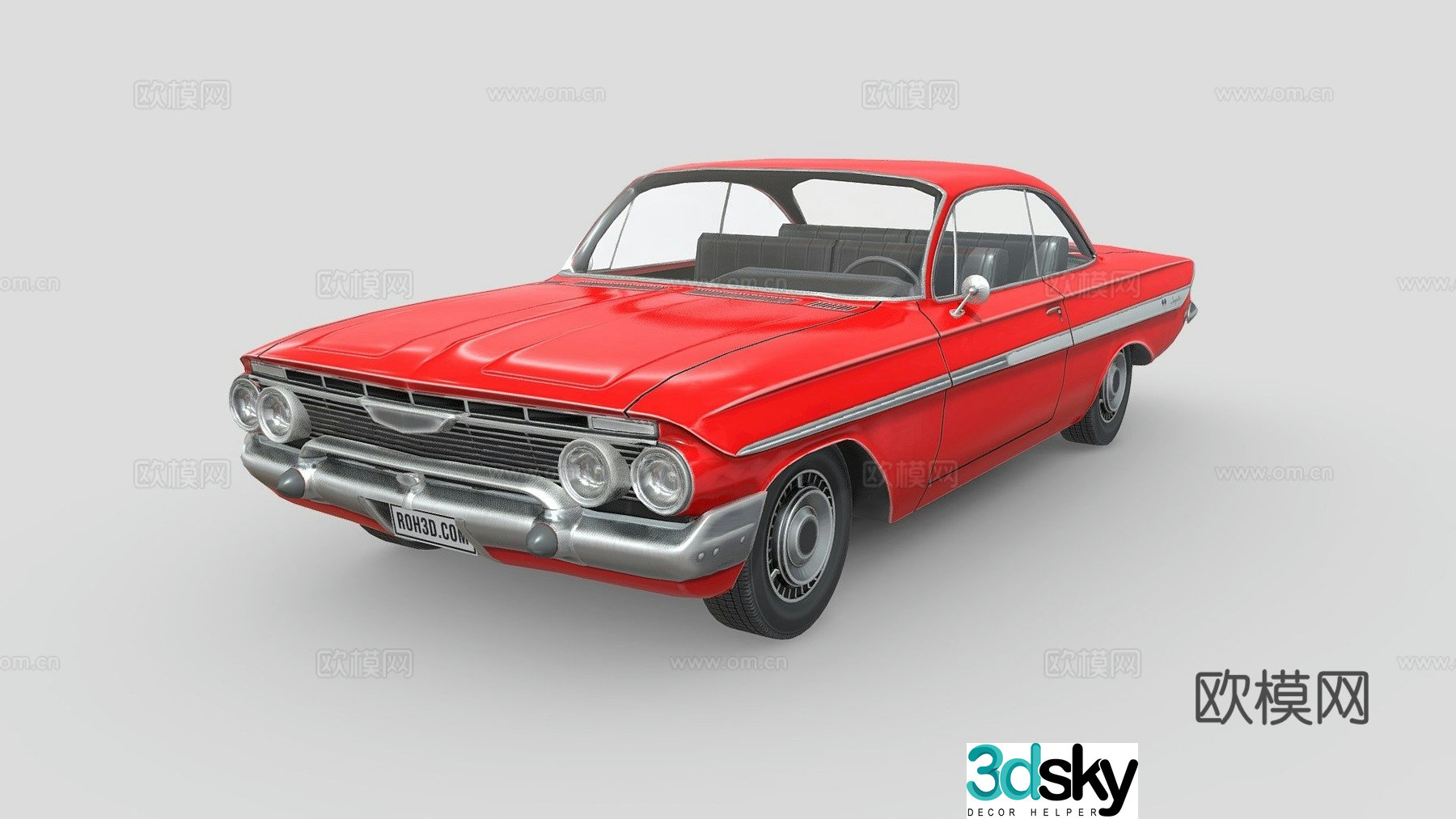 chevrolet impala car 3d model