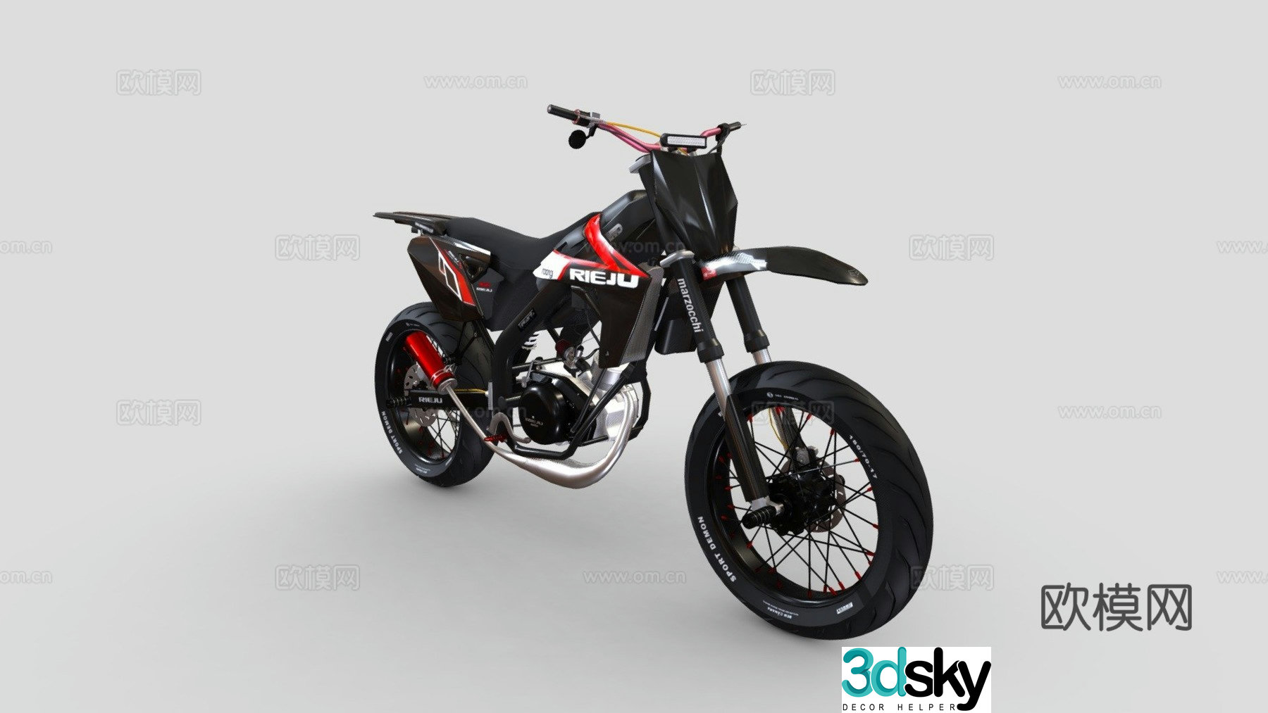 motorcycle 3d model