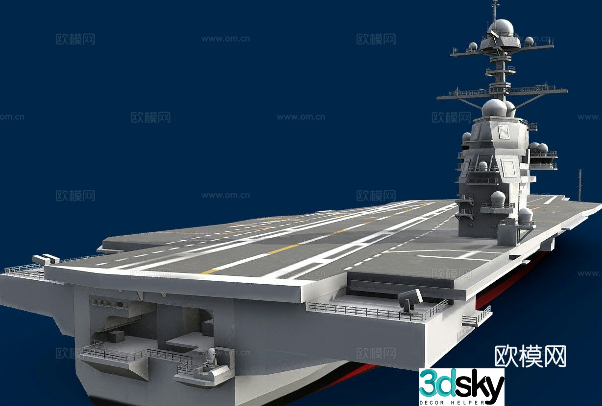 aircraft carrier 3d model
