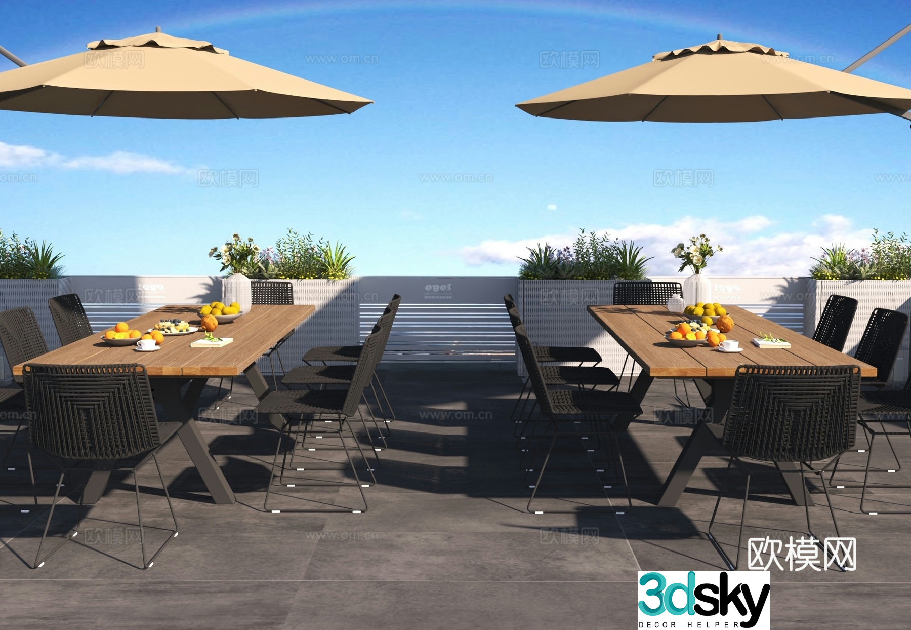 Outdoor tables and chairs camping tables and chairs 3d model