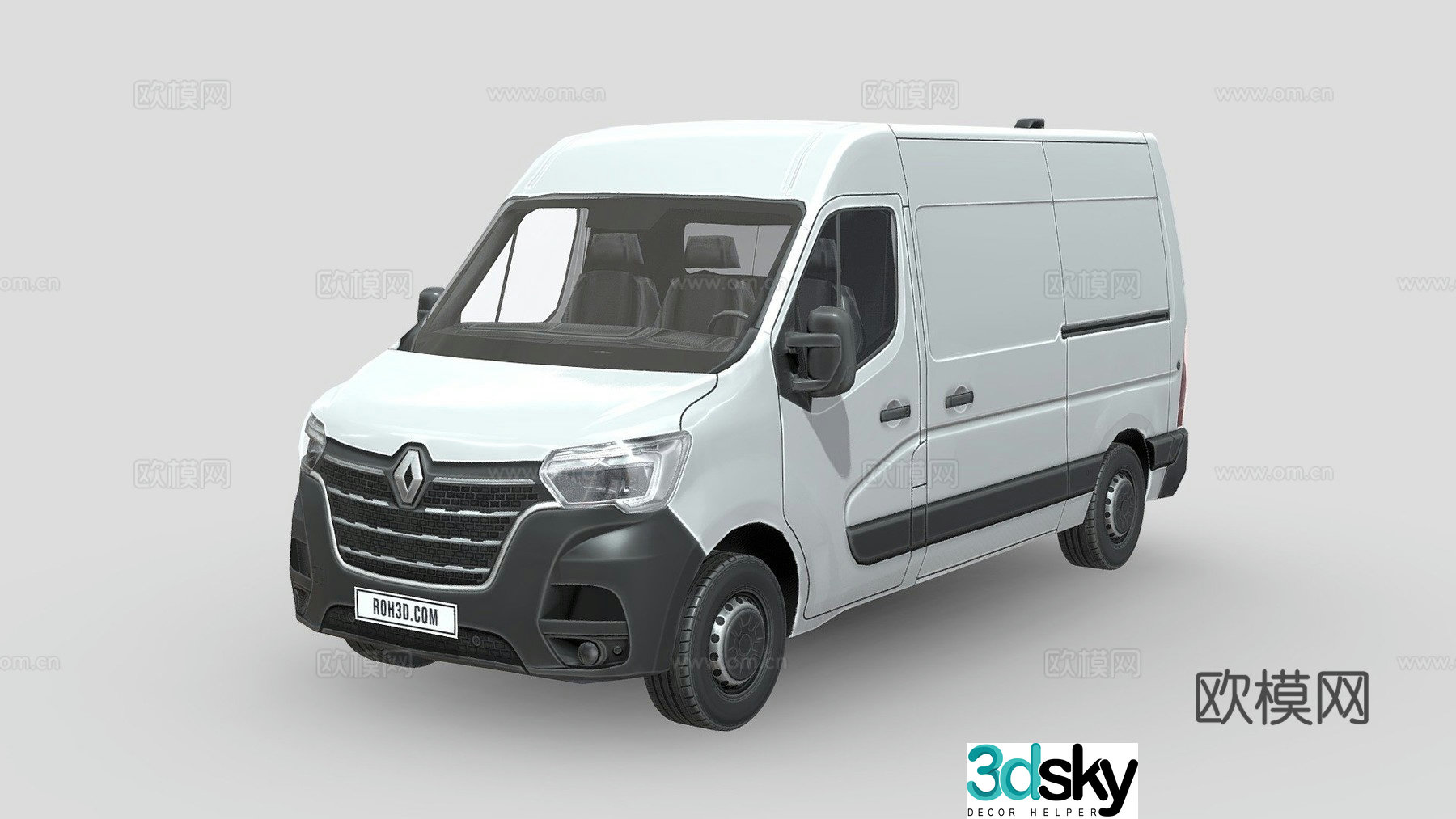MasterL2H Renault 2 van 3d model