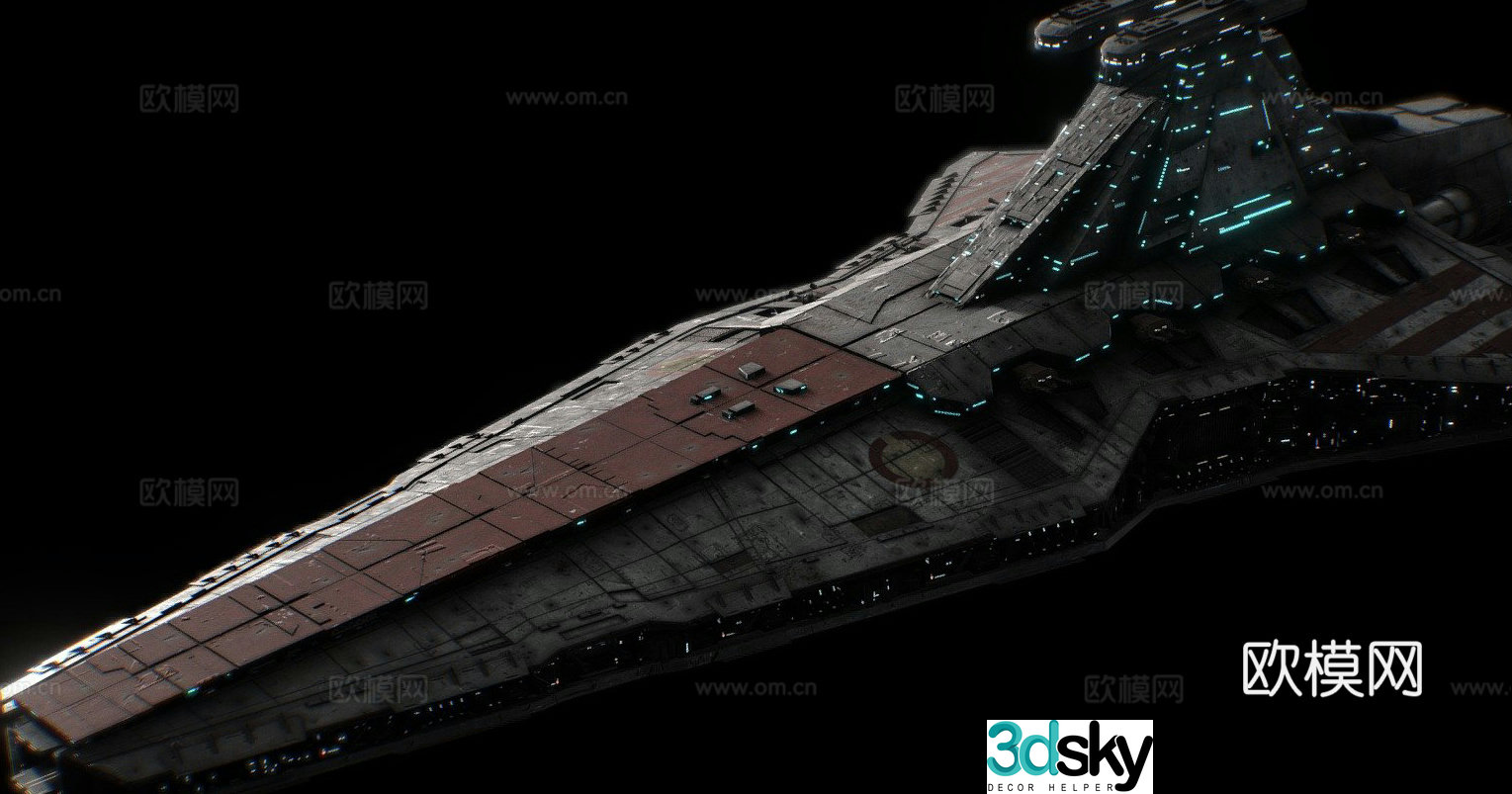 Victory class star destroyer 3d model