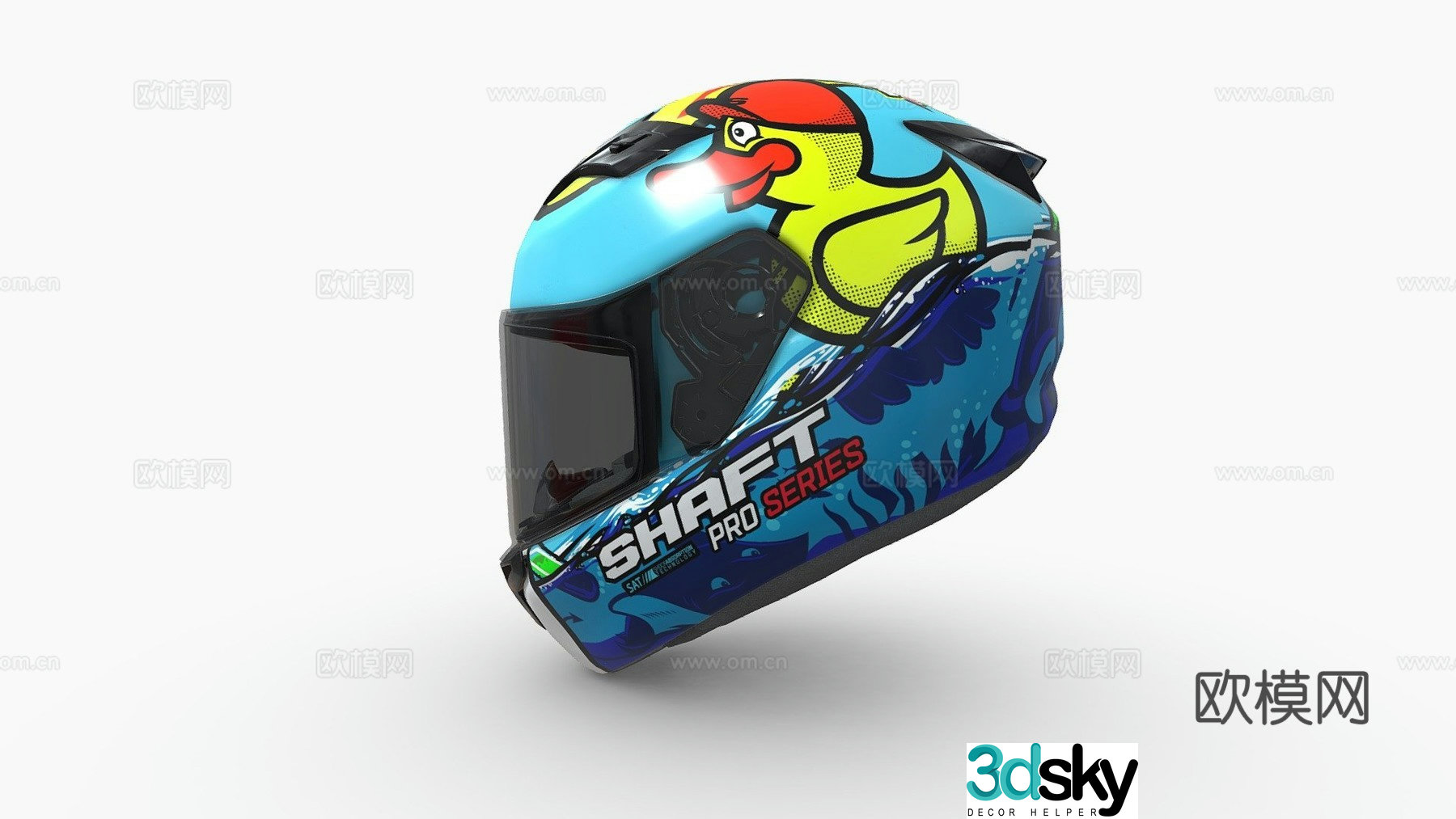 motorcycle helmet racing helmet 3d model