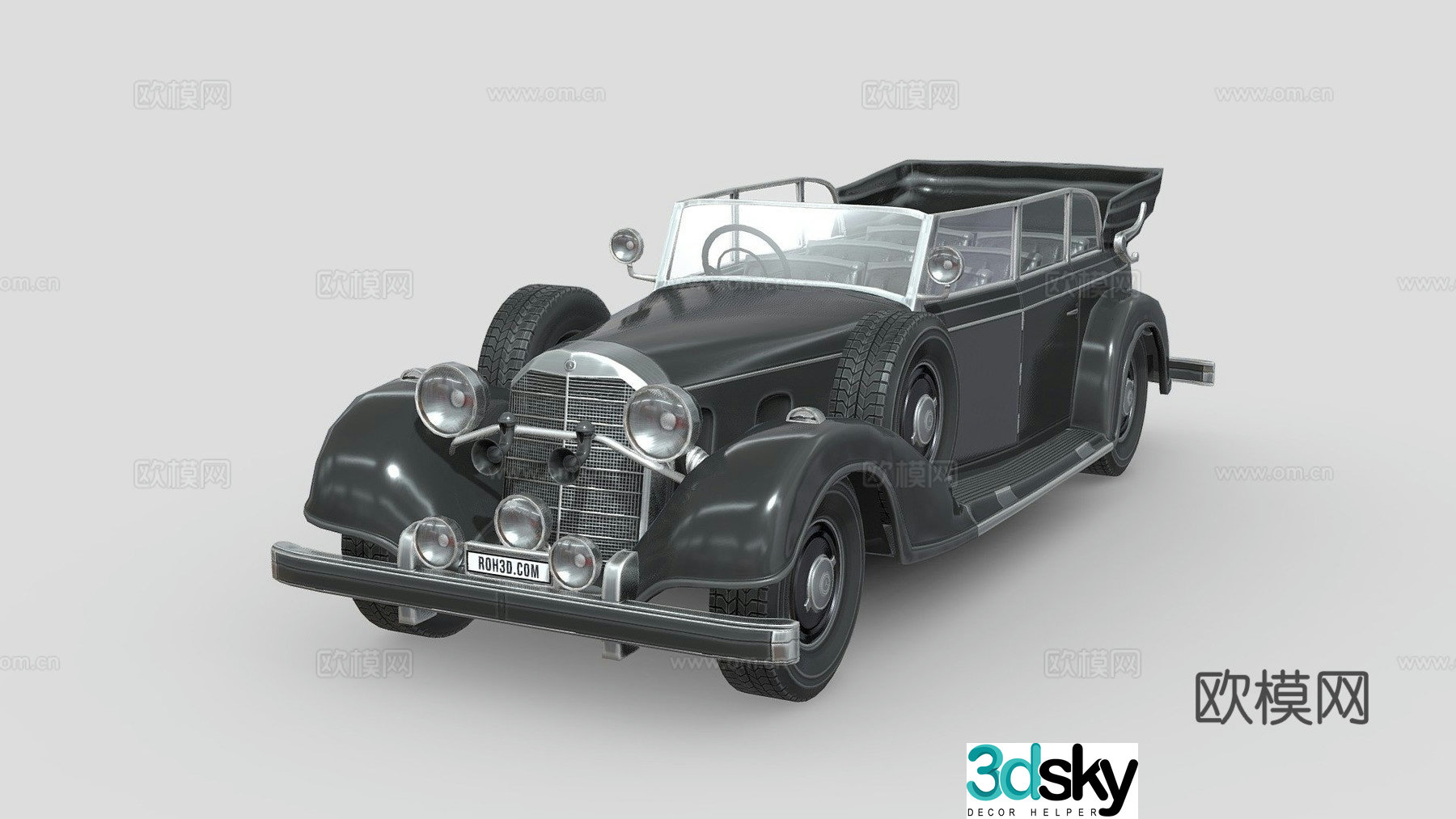 mercedes benz car 3d model