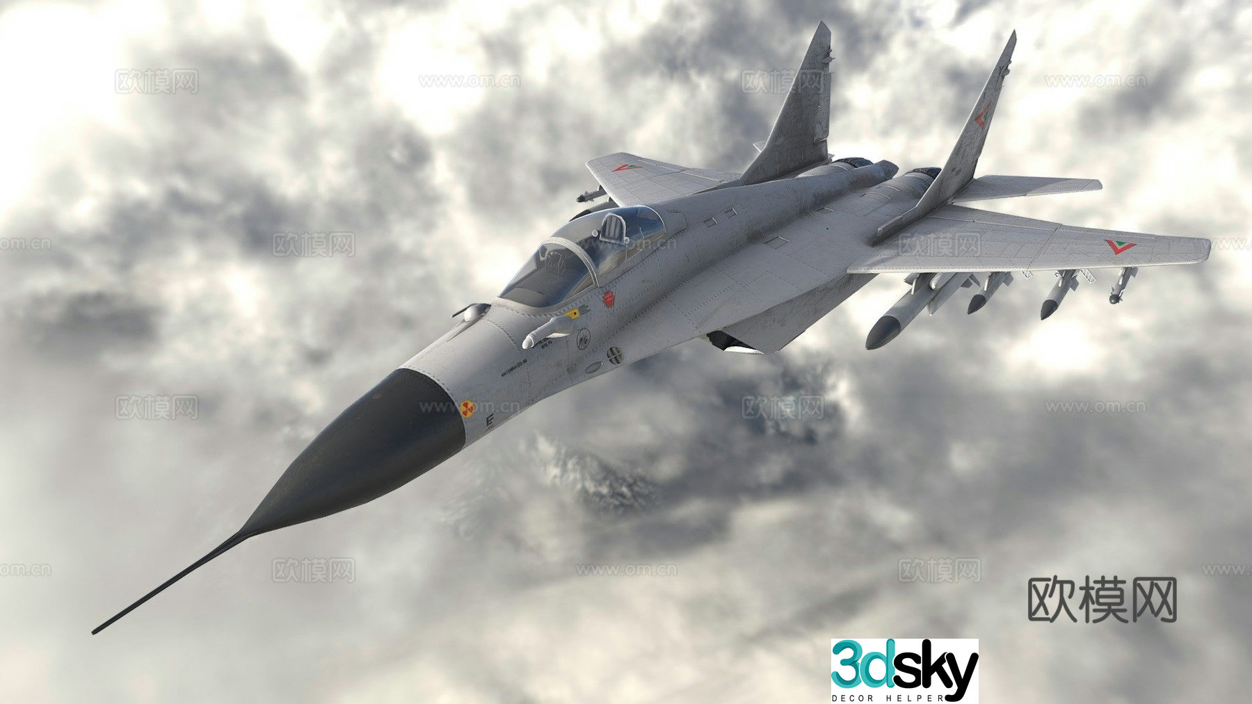 MiG-29 fighter 3d model