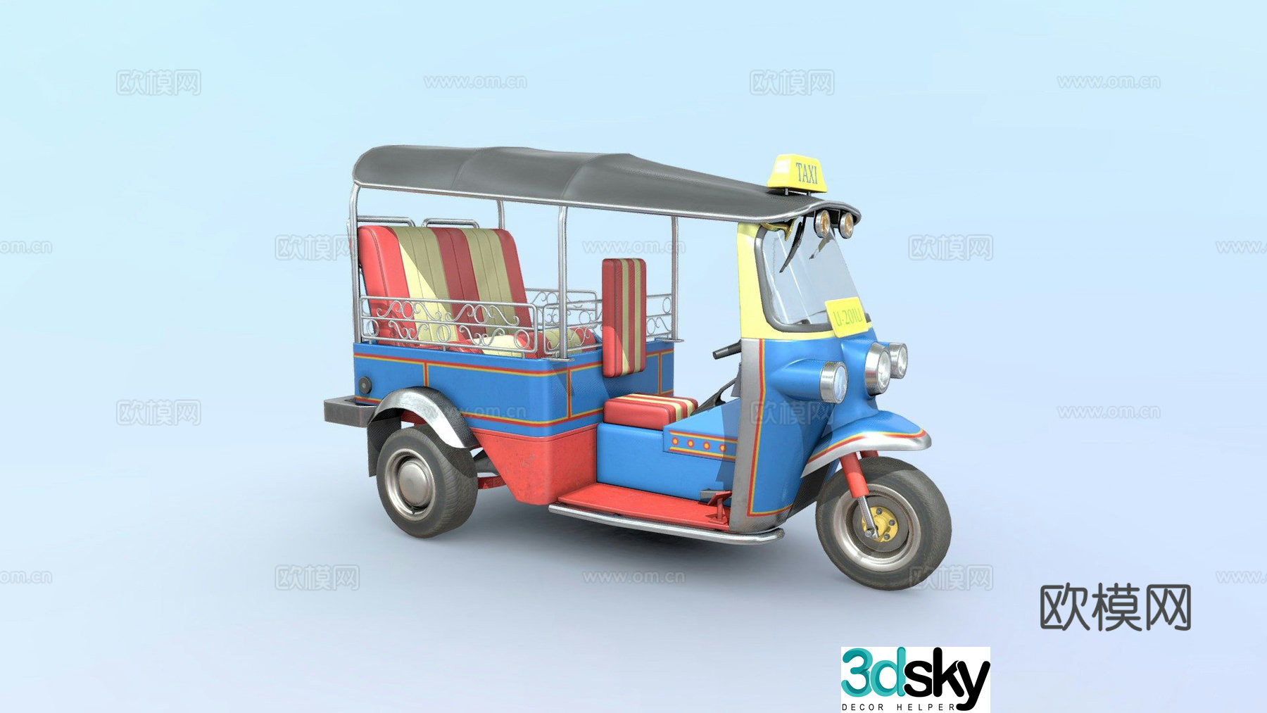 Tuk tuk 3d model