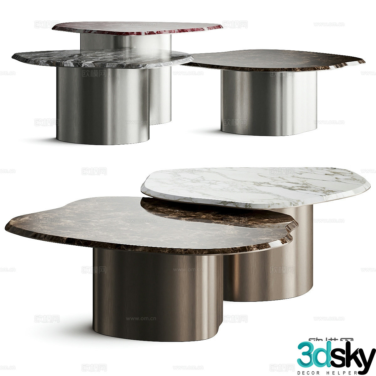 3D model of mother-in-law coffee table