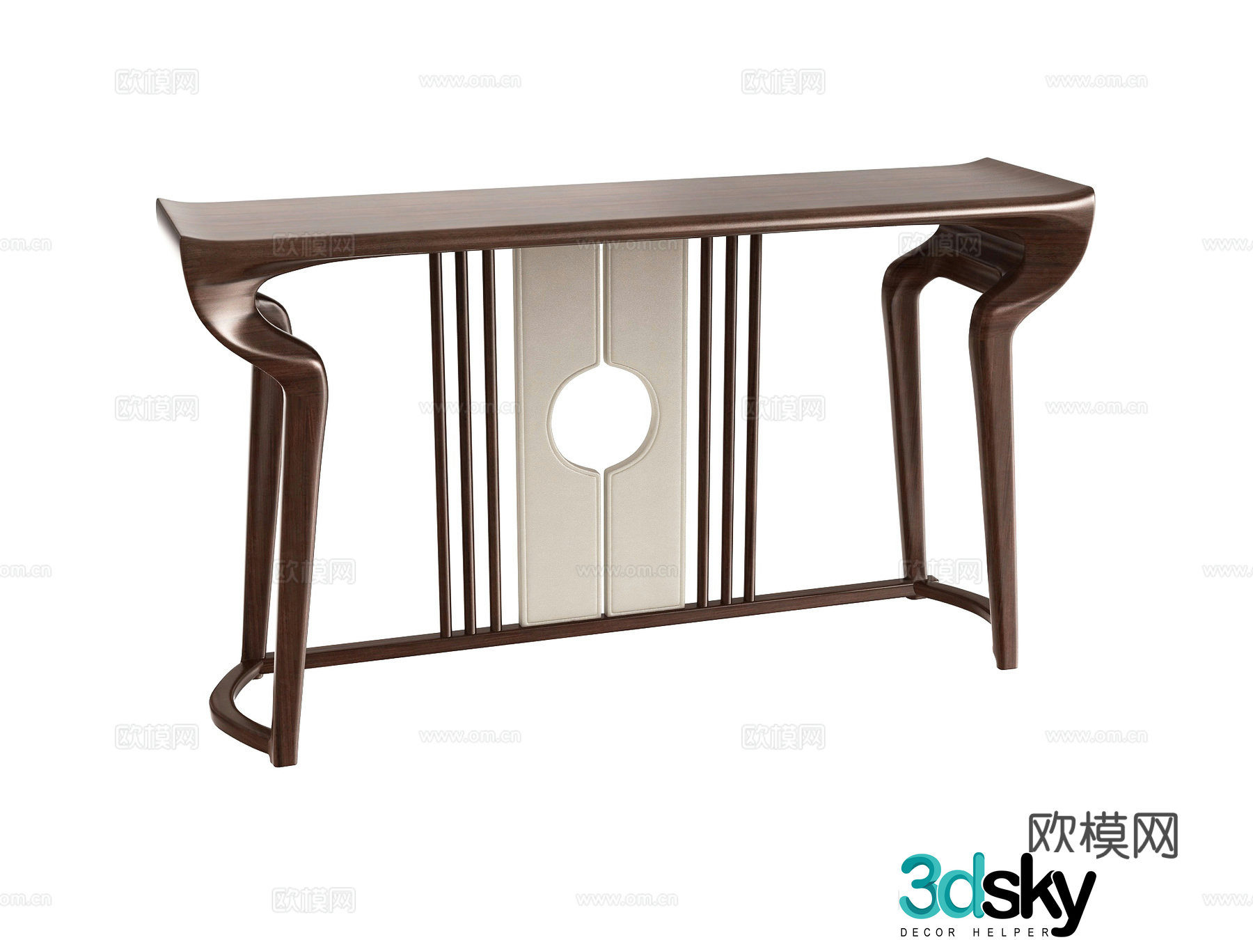 New Chinese style entrance hall Duanjingdai 3D model