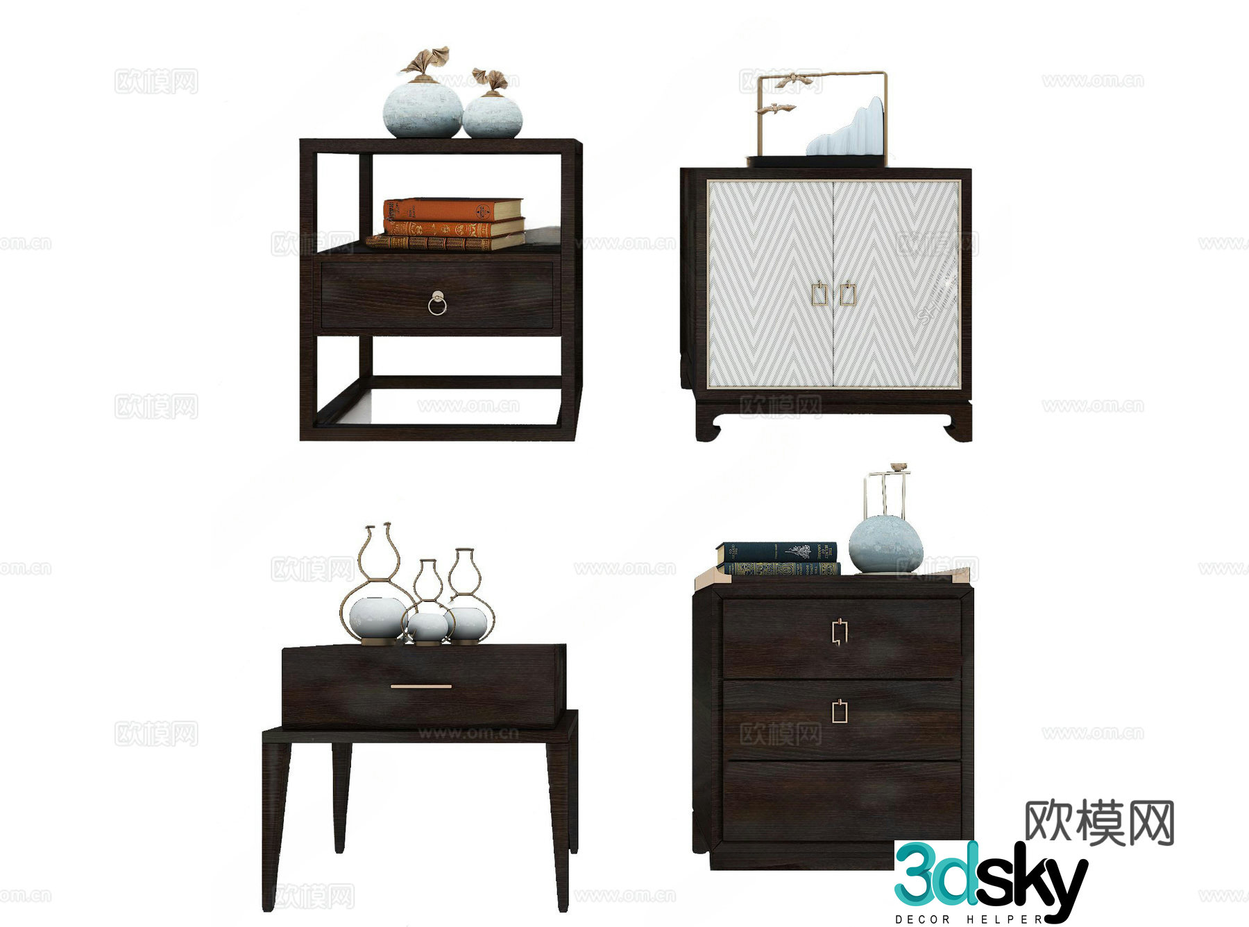 bedside table 3d model