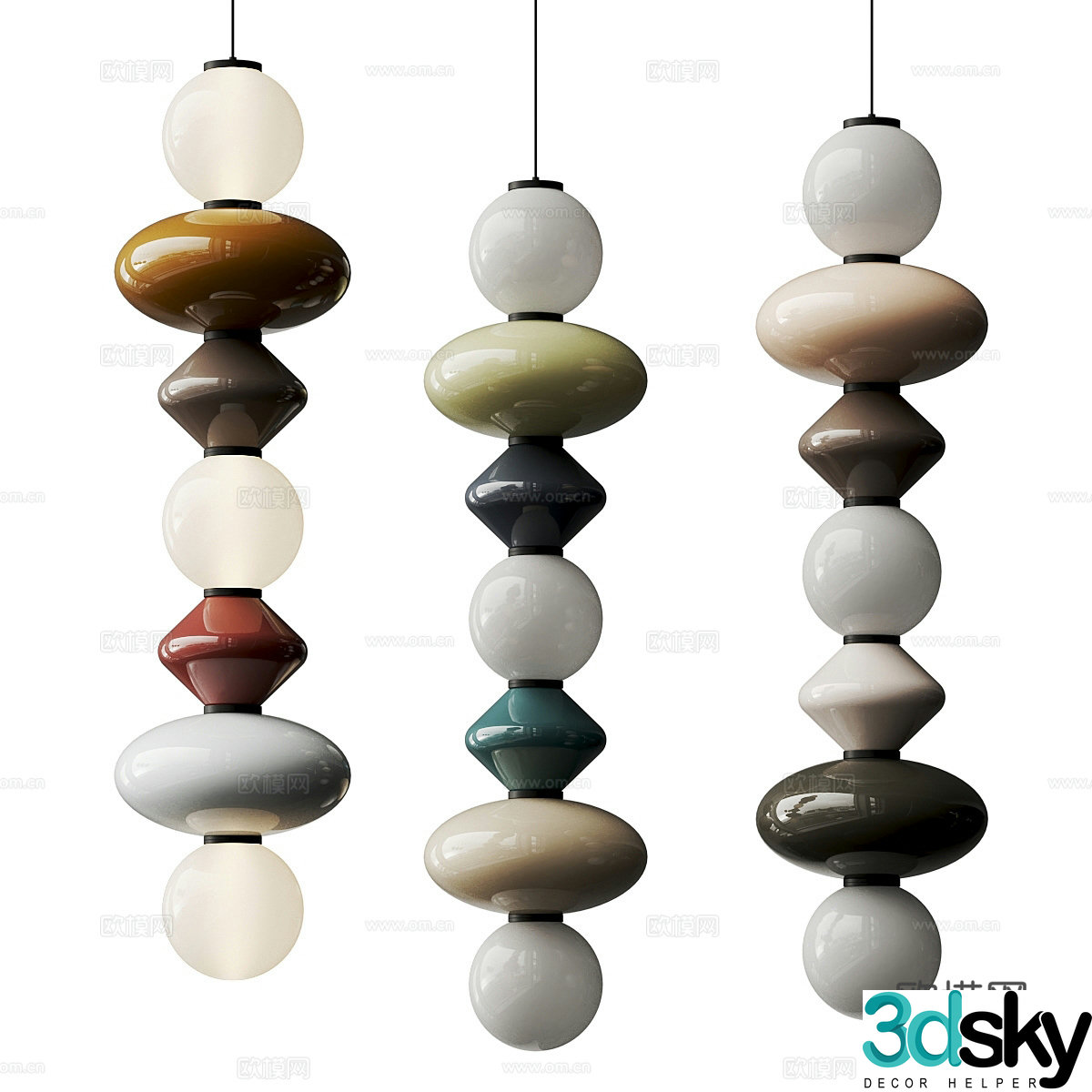 Creative chandelier 3d model
