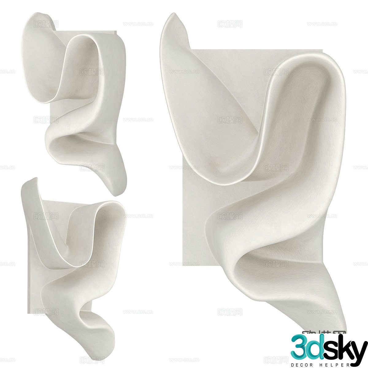 Three-dimensional wall decoration hanging decoration 3d model