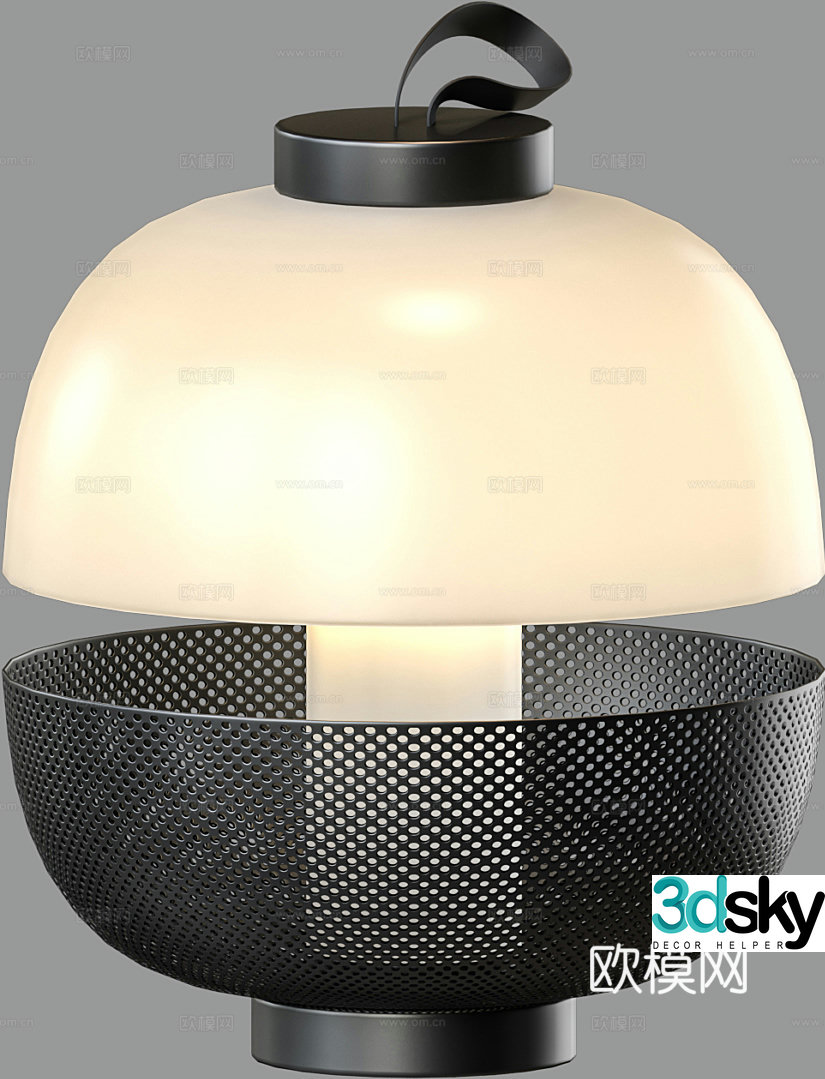 Minimalist table lamp bedside table lamp 3d model