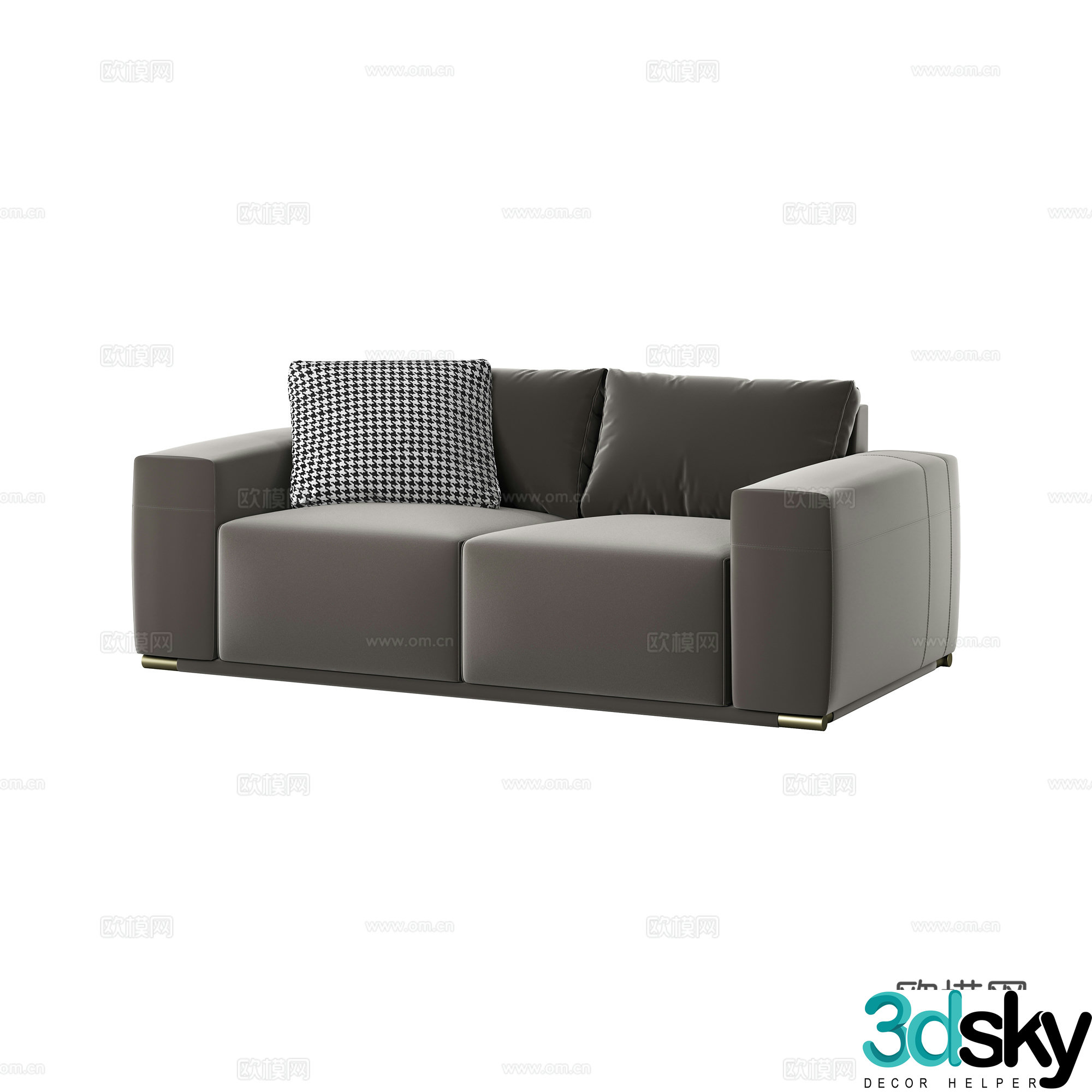 Modern love sofa 3d model