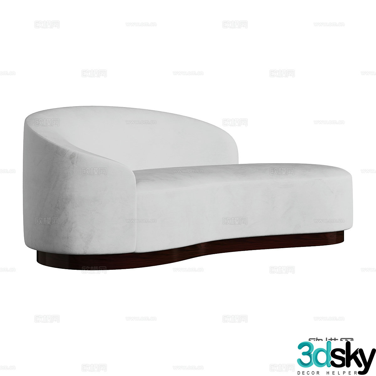 Modern special-shaped sofa curved sofa 3d model