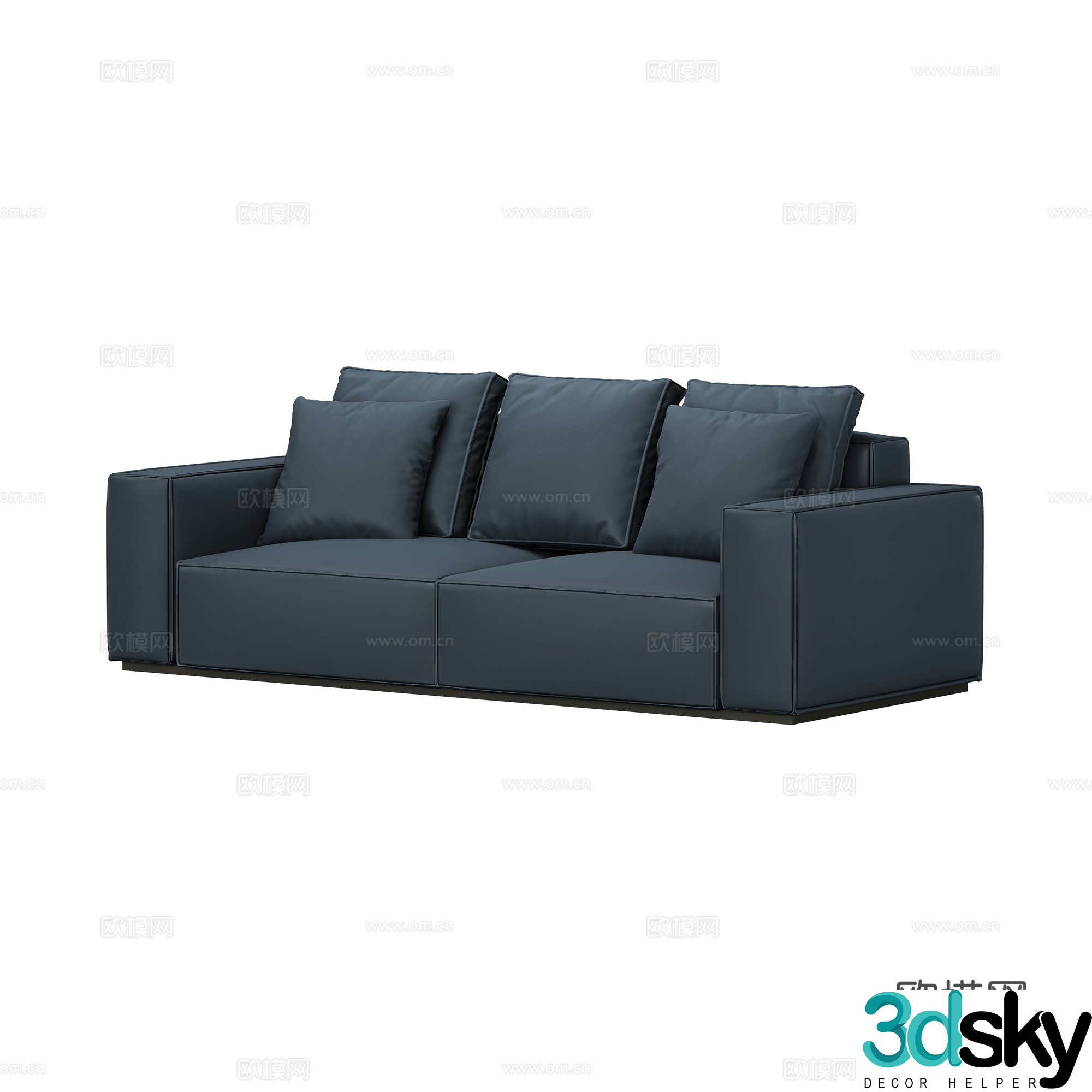 Modern love sofa 3d model