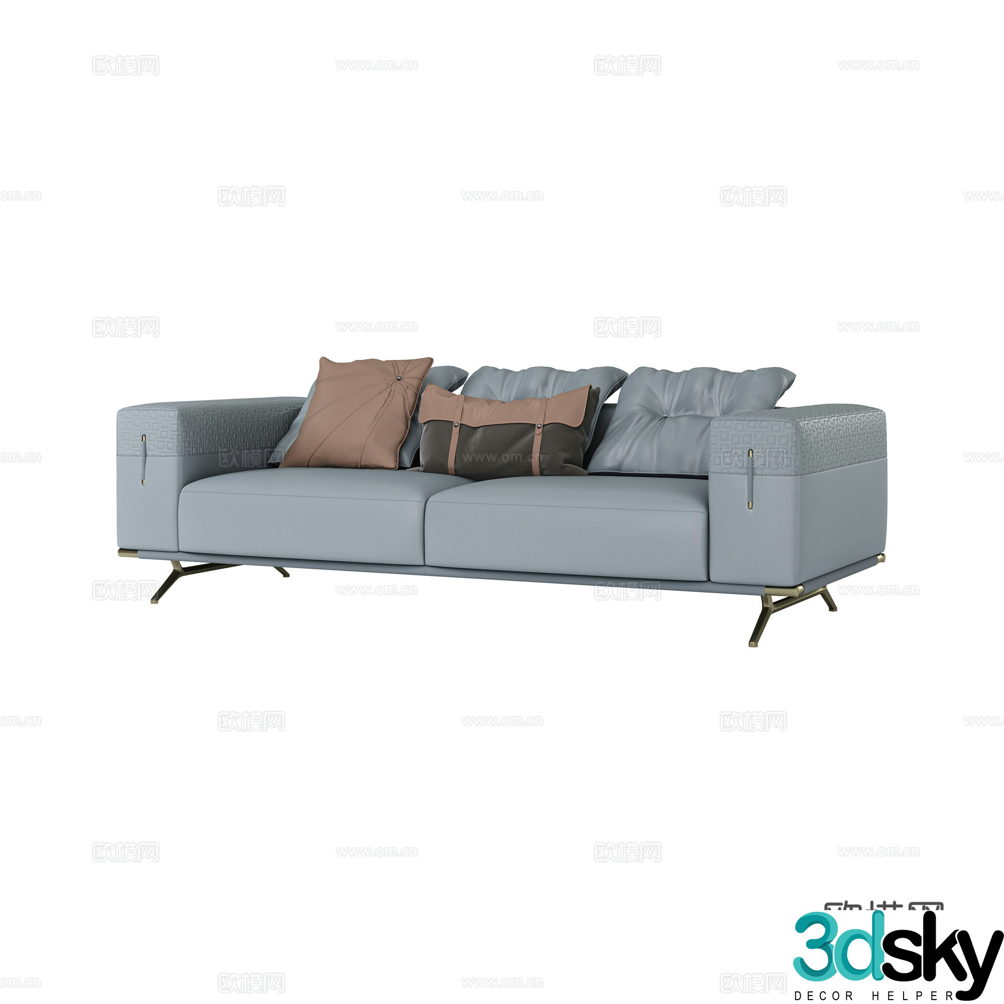 Modern love sofa 3d model