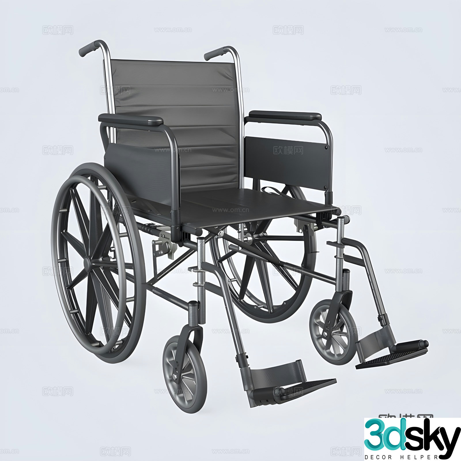 wheelchair 3d model