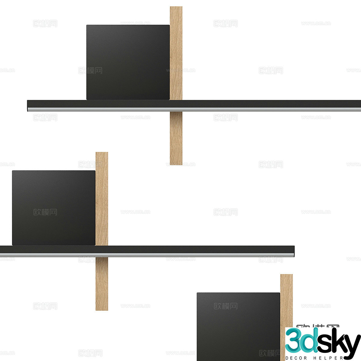 Simple wall lamp 3d model