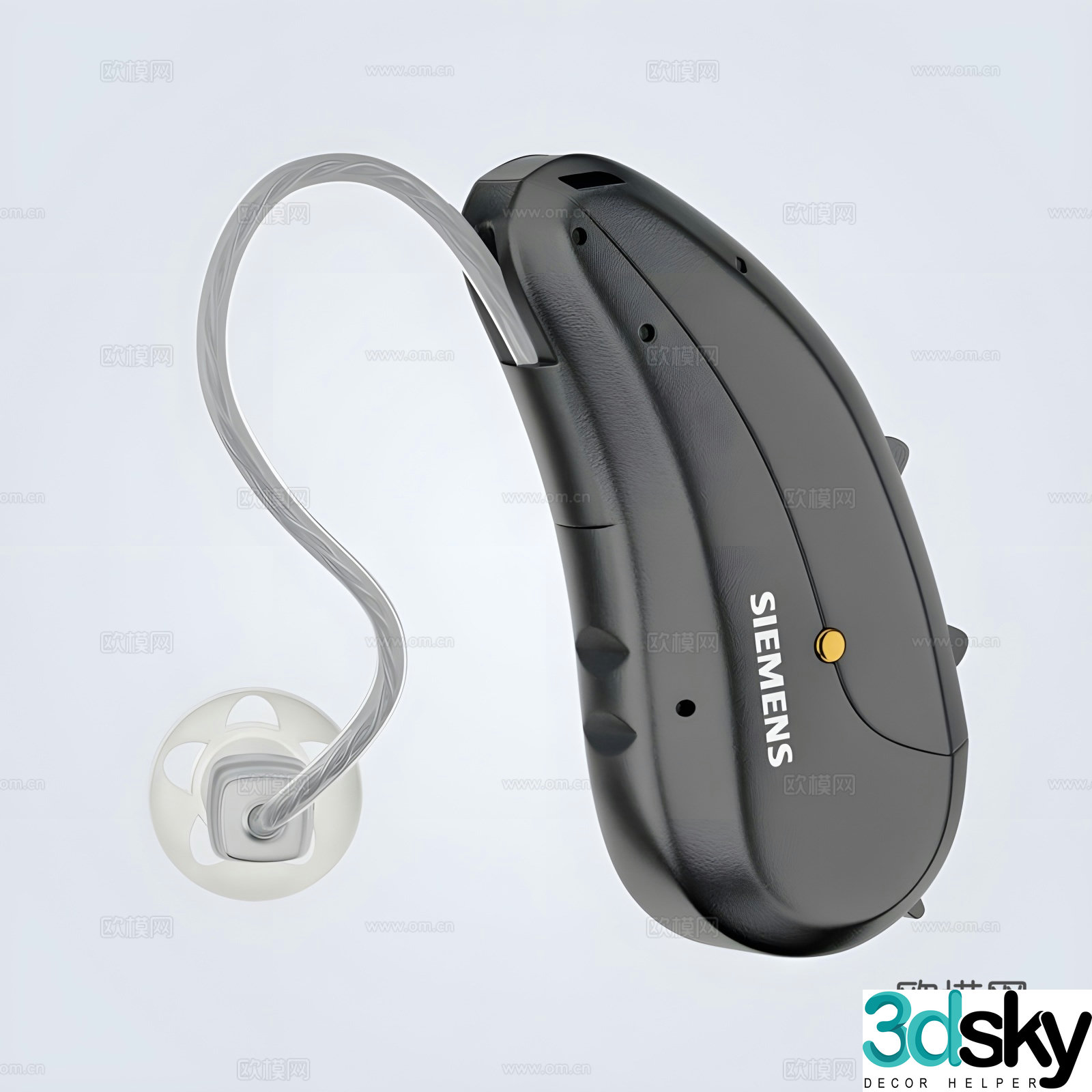 Hearing aid 3d model