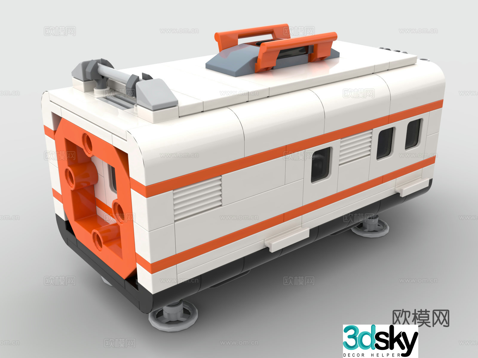 LEGO LEGO toys building blocks future cargo box sci-fi cargo box 3d model