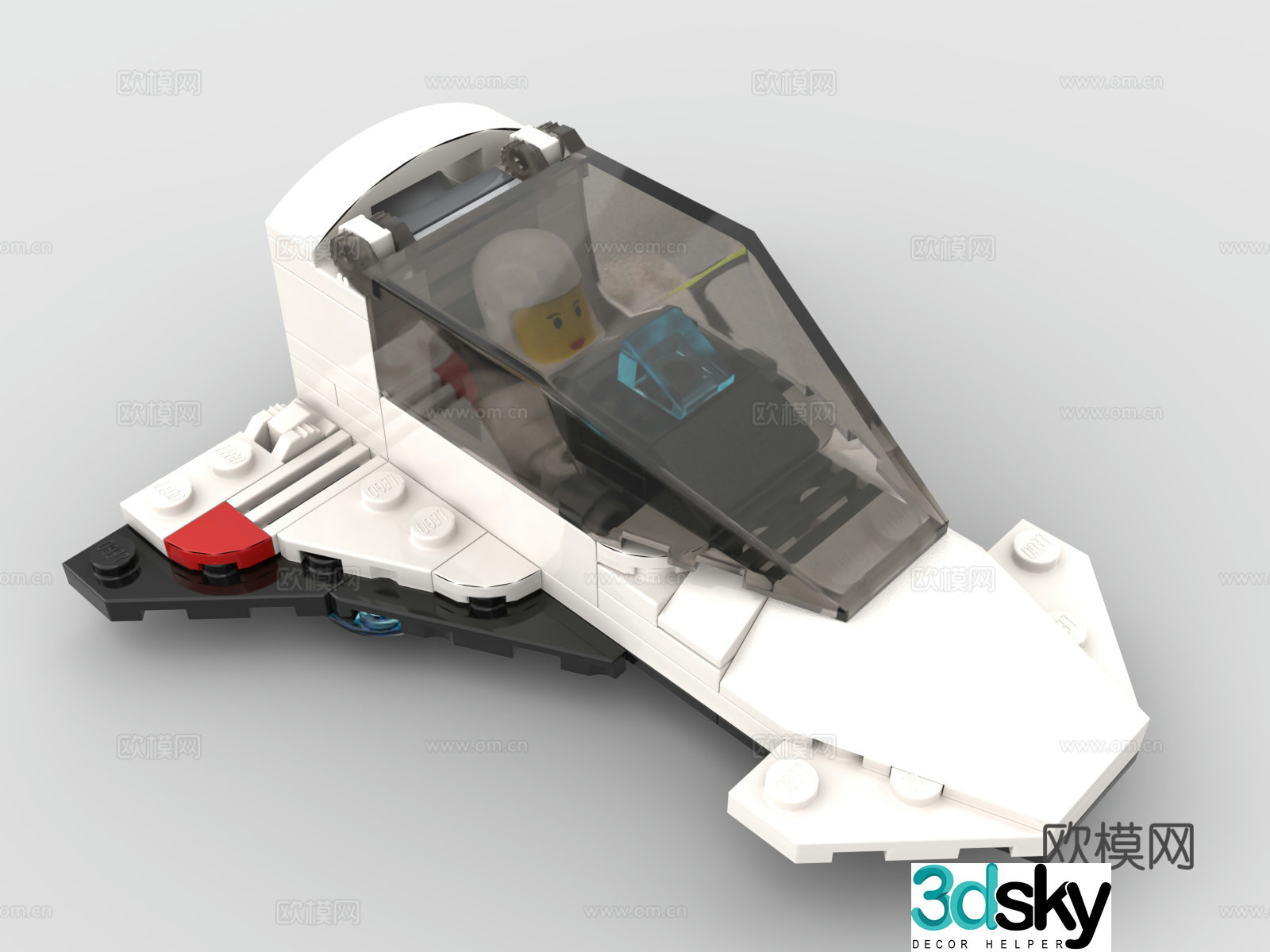 LEGO LEGO toys building block airplane fighter 3d model