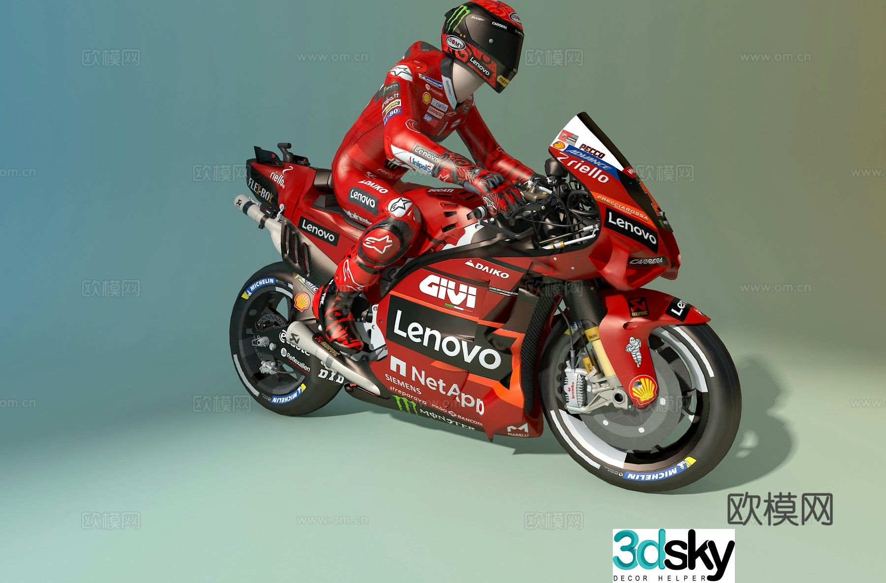 motorcycle 3d model