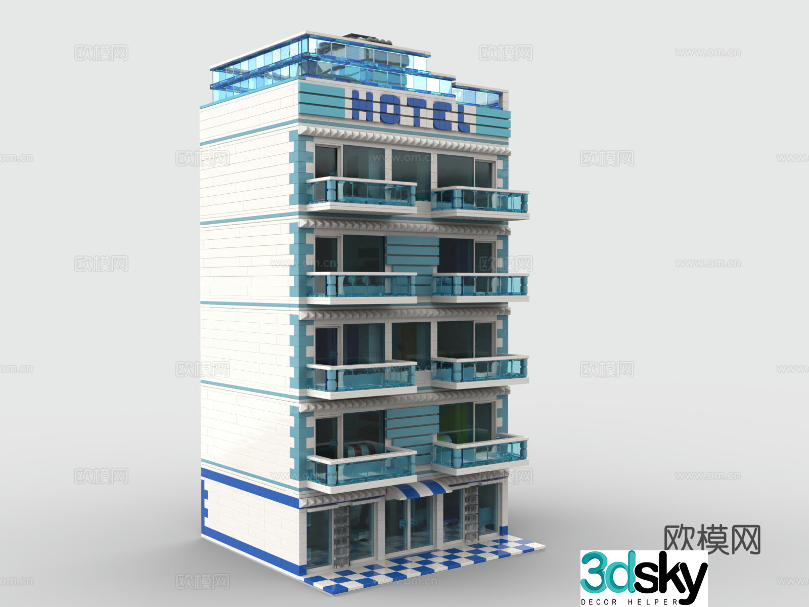 LEGO LEGO toy building block 3d model