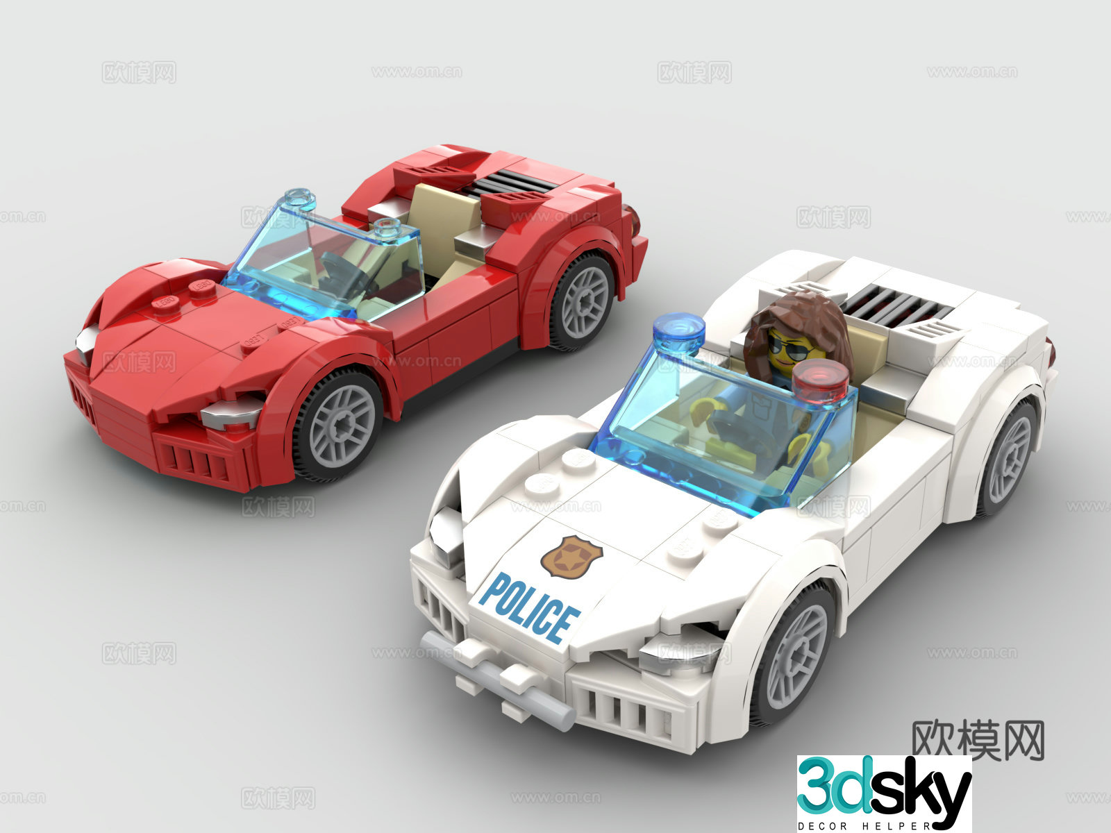 LEGO LEGO toys building block roadster 3d model
