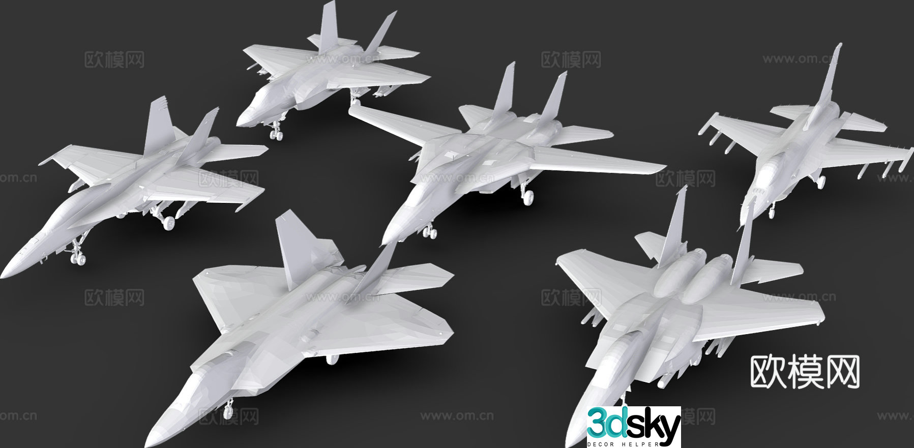 aircraft fighter 3d model