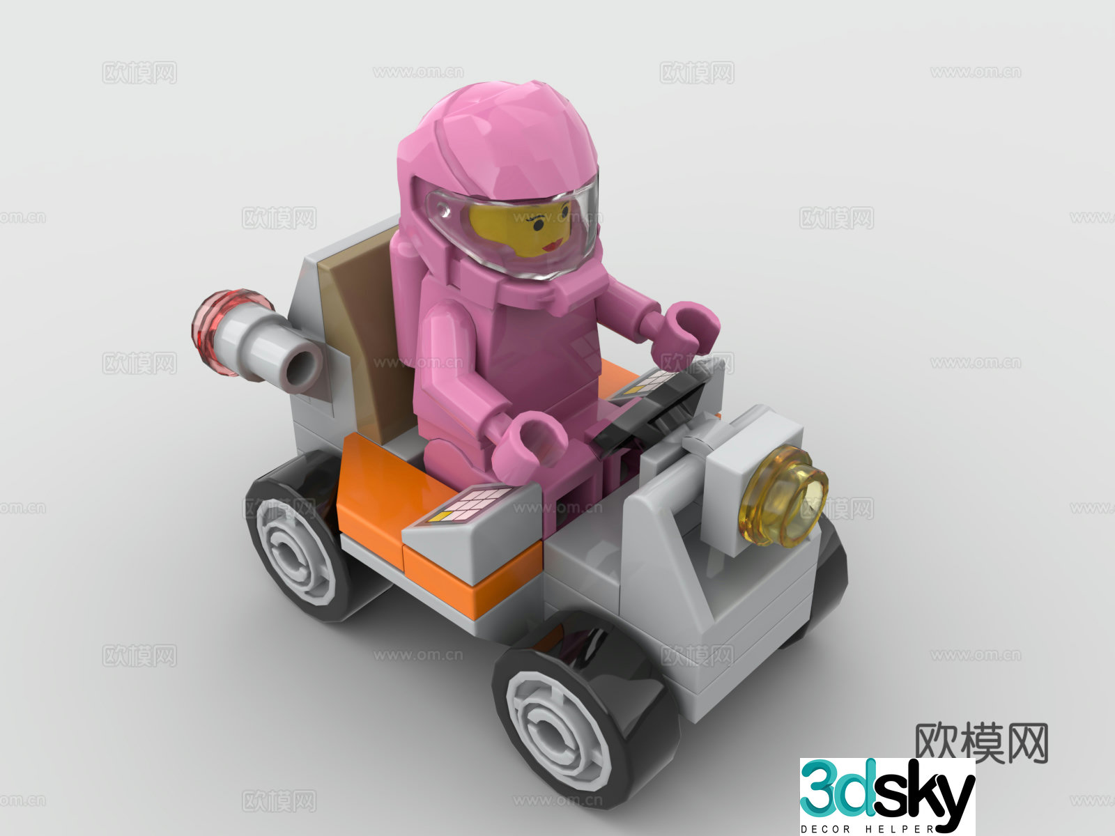 Lego LEGO toys building blocks motorcycle 3d model