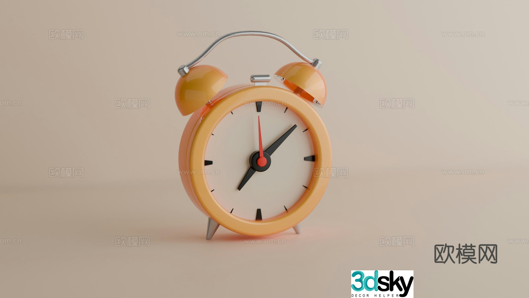 alarm clock 3d model