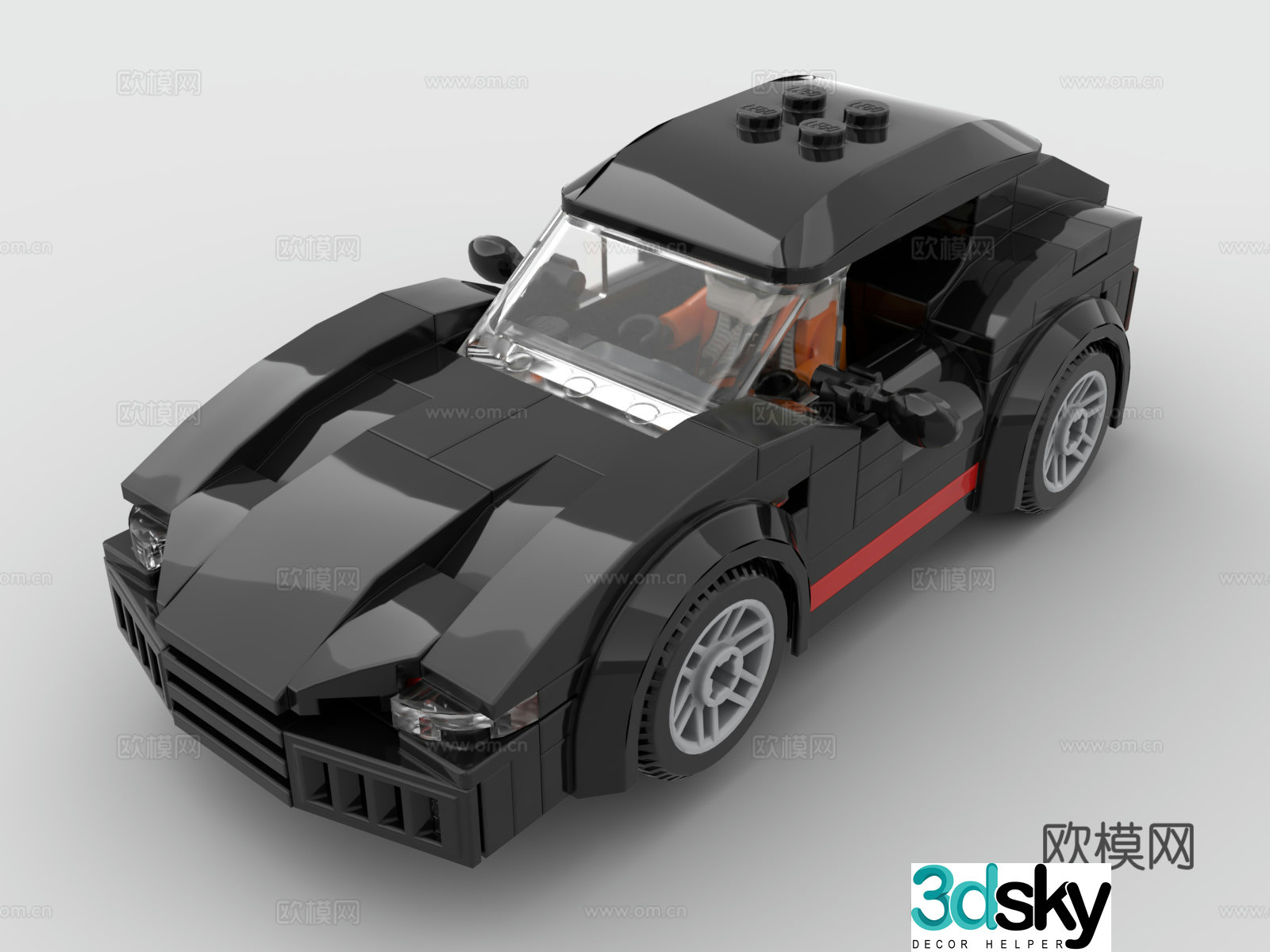 LEGO LEGO toys building block sci-fi sports car 3d model