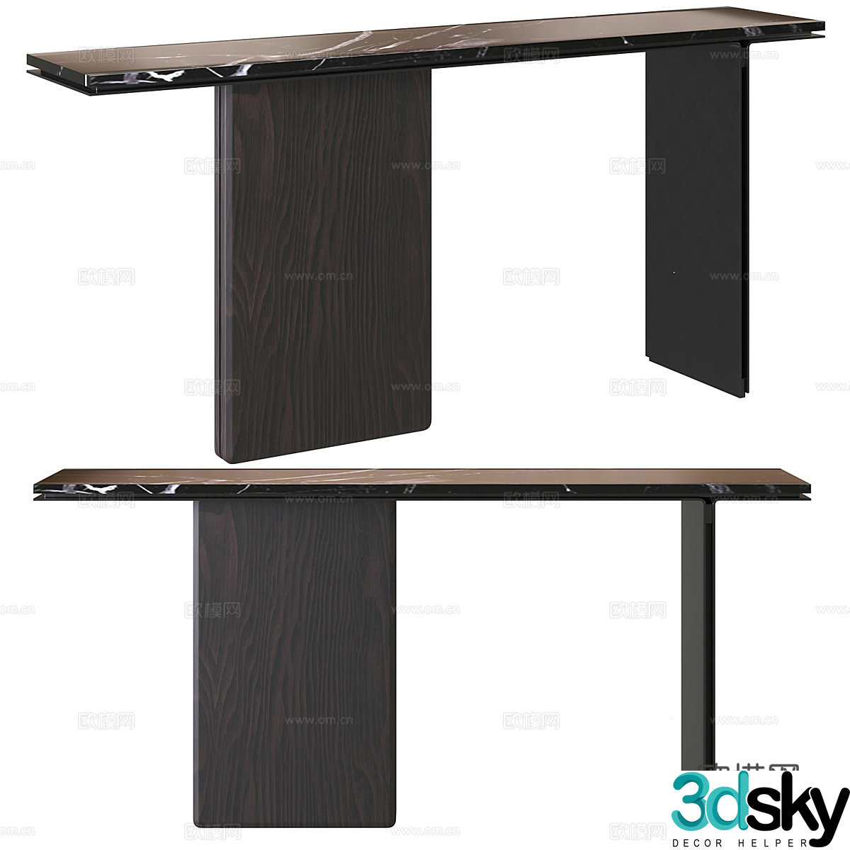 Modern bar case Duanjingdai 3D model