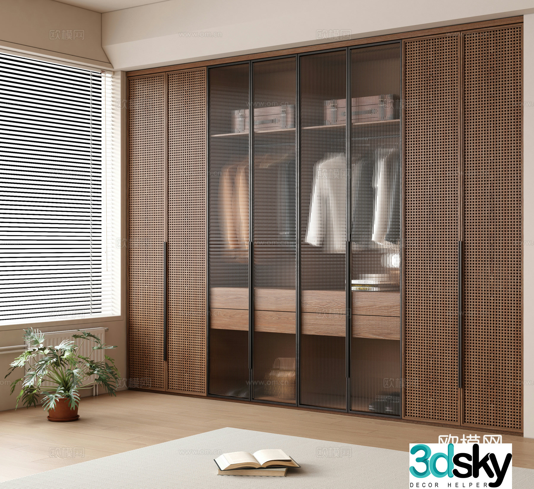 wabi-sabi wardrobe wardrobe 3d model
