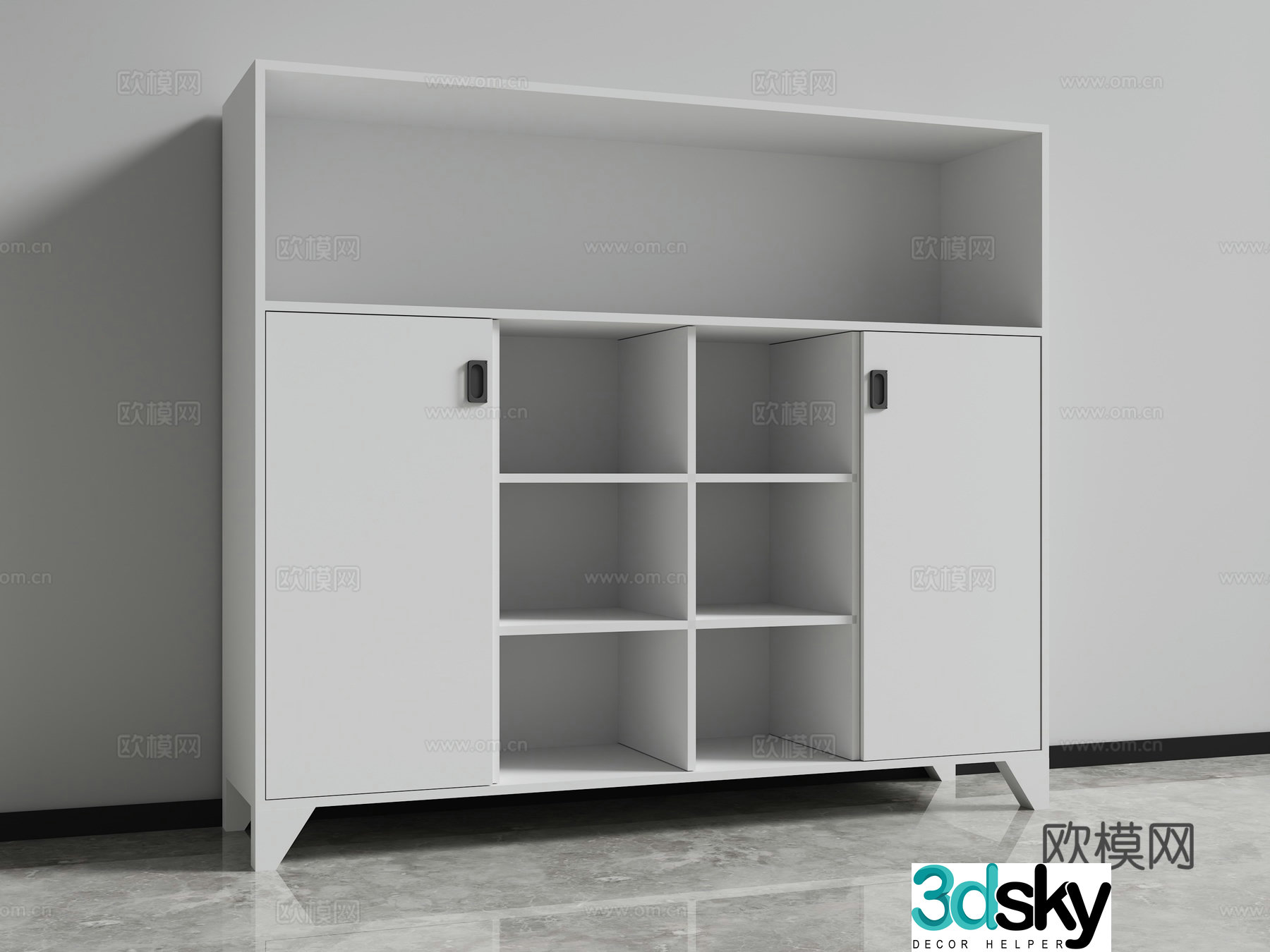 File cabinet tea cabinet locker low cabinet 3D model